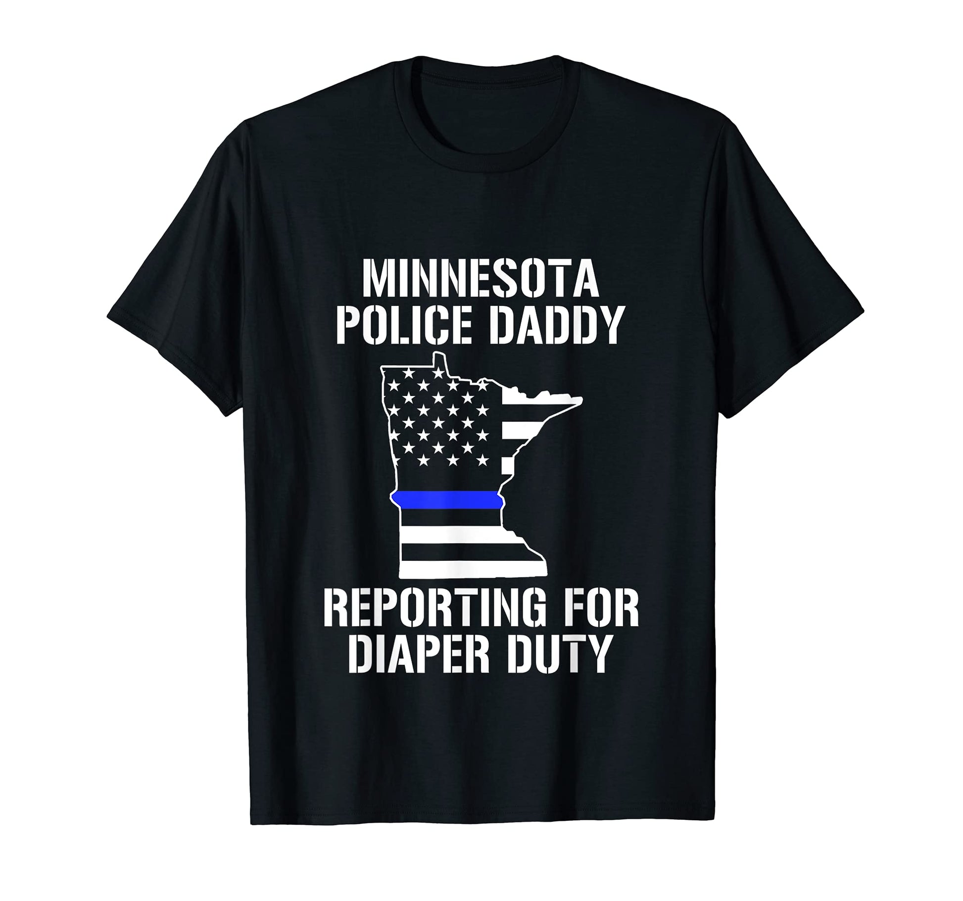 Mens New First Time Dad Minnesota T-Shirt - Minimalist Print for Adults - T-Shirt, Sweatshirt, Hoodie