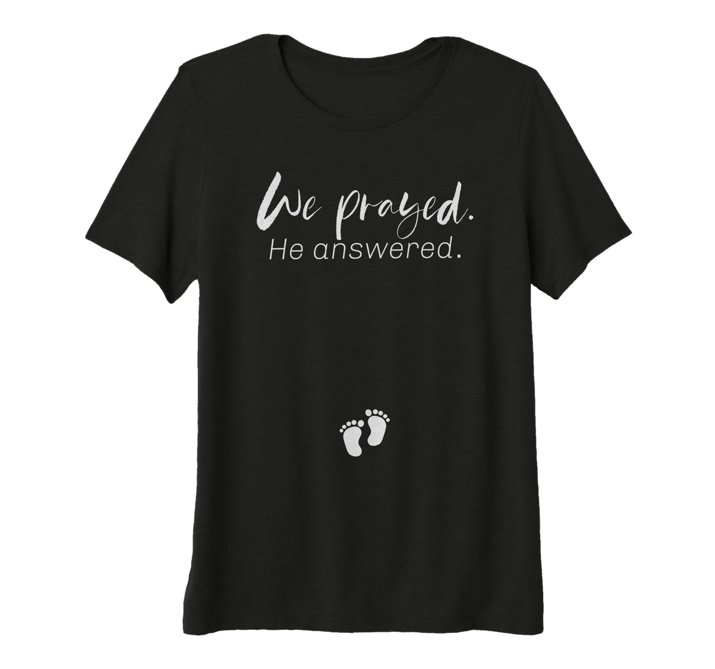 Womens Christian Pregnancy T-Shirt - Aesthetic Graphic for Adults - T-Shirt, Sweatshirt, Hoodie