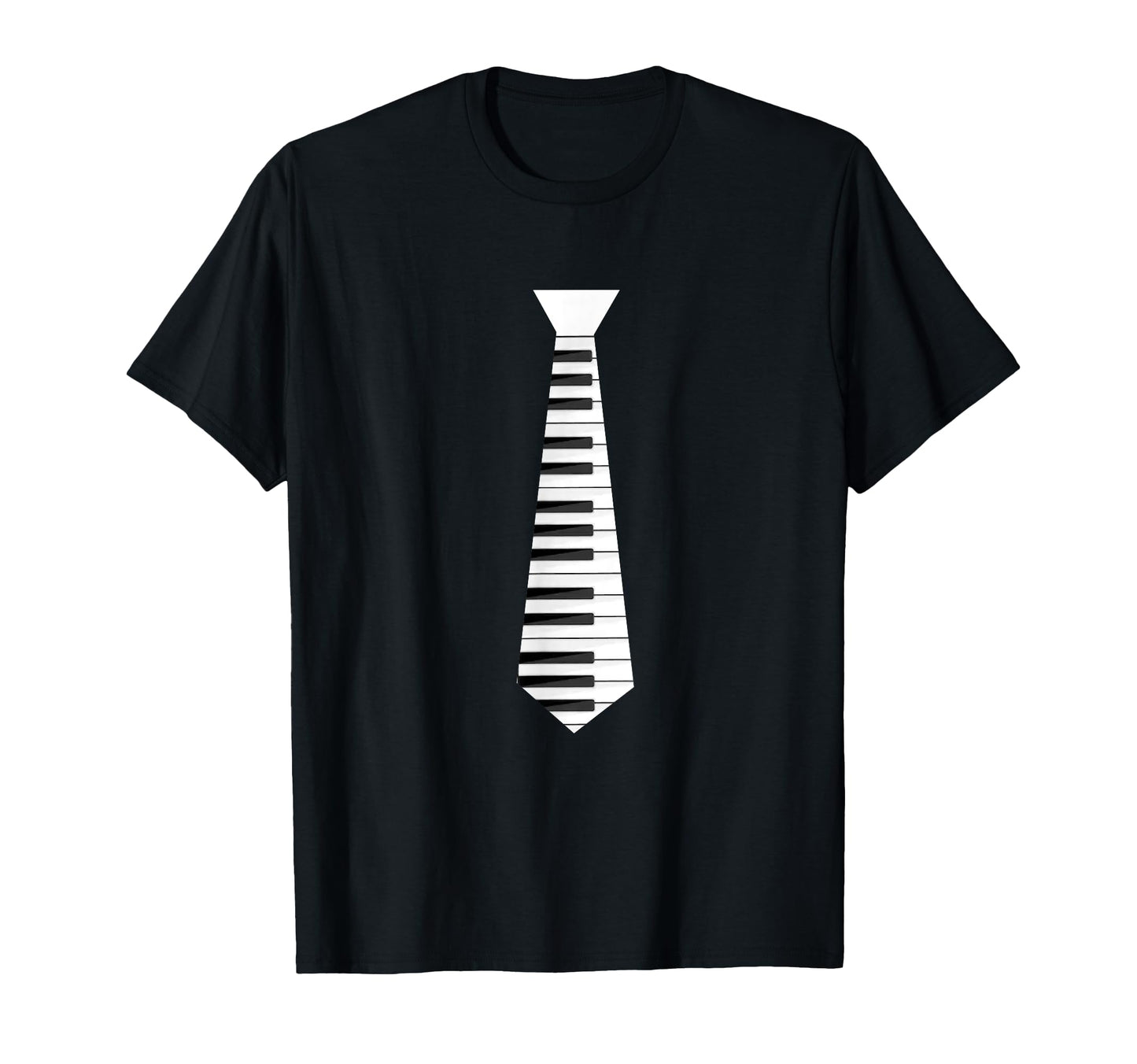 Music Piano Necktie Costume Instrument T-Shirt - Novelty Apparel Men Women - T-Shirt, Sweatshirt, Hoodie