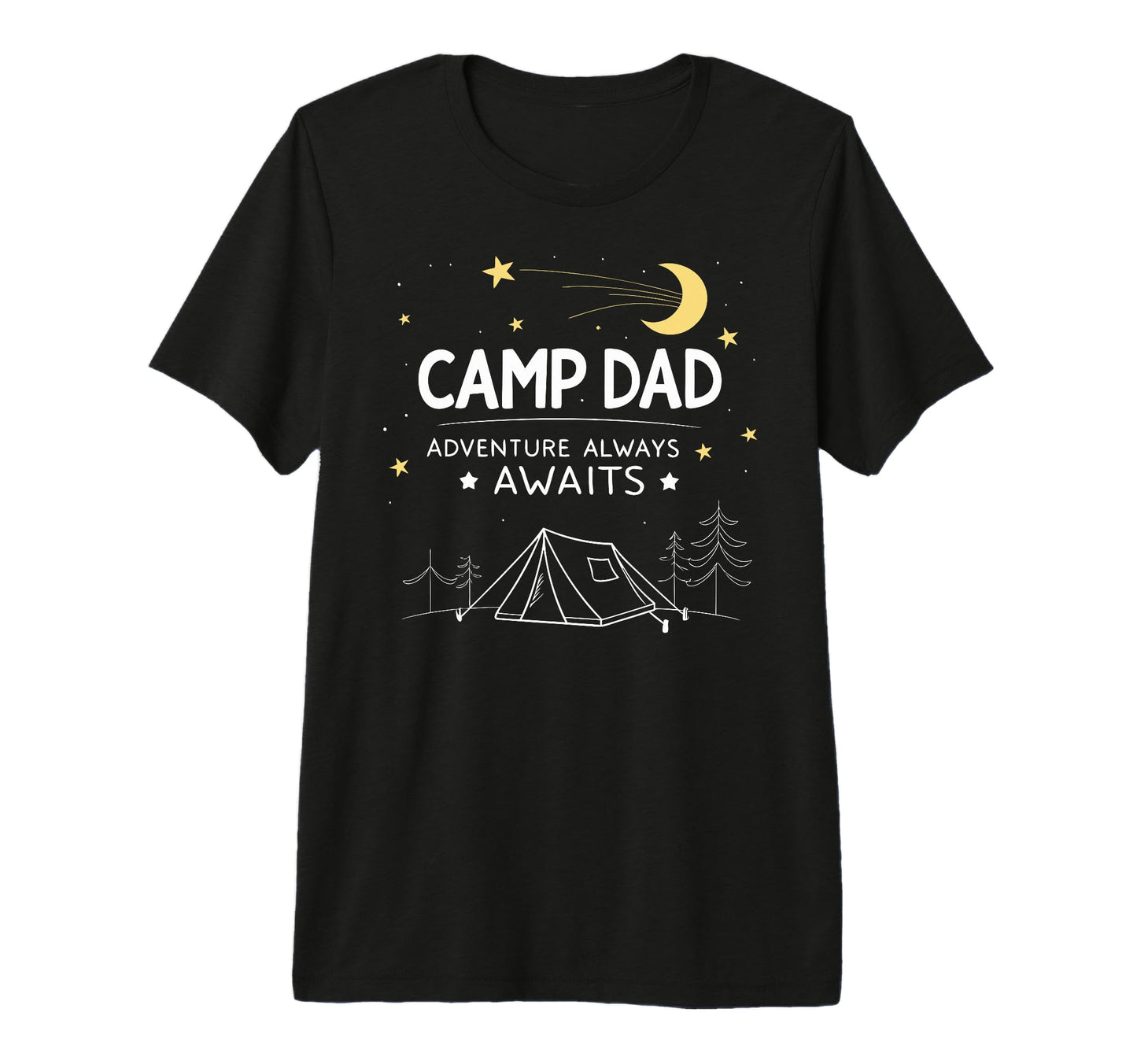Mens Camp Dad Adventure Fathers Day T-Shirt - Fun Novelty Design Unisex - T-Shirt, Sweatshirt, Hoodie