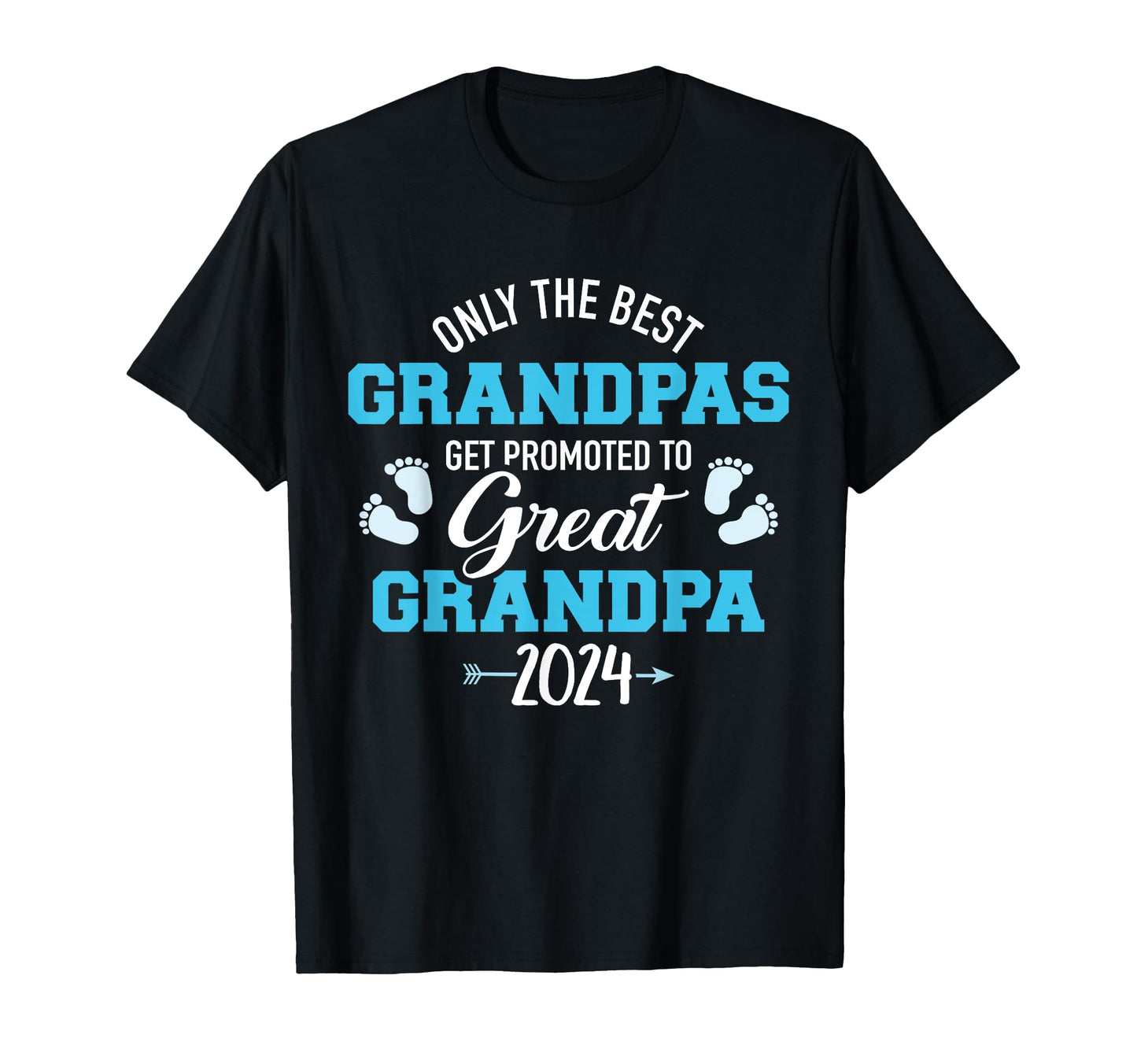 Only Best Grandpas Get Promoted To T-Shirt - Minimalist Print Men Women - T-Shirt, Sweatshirt, Hoodie