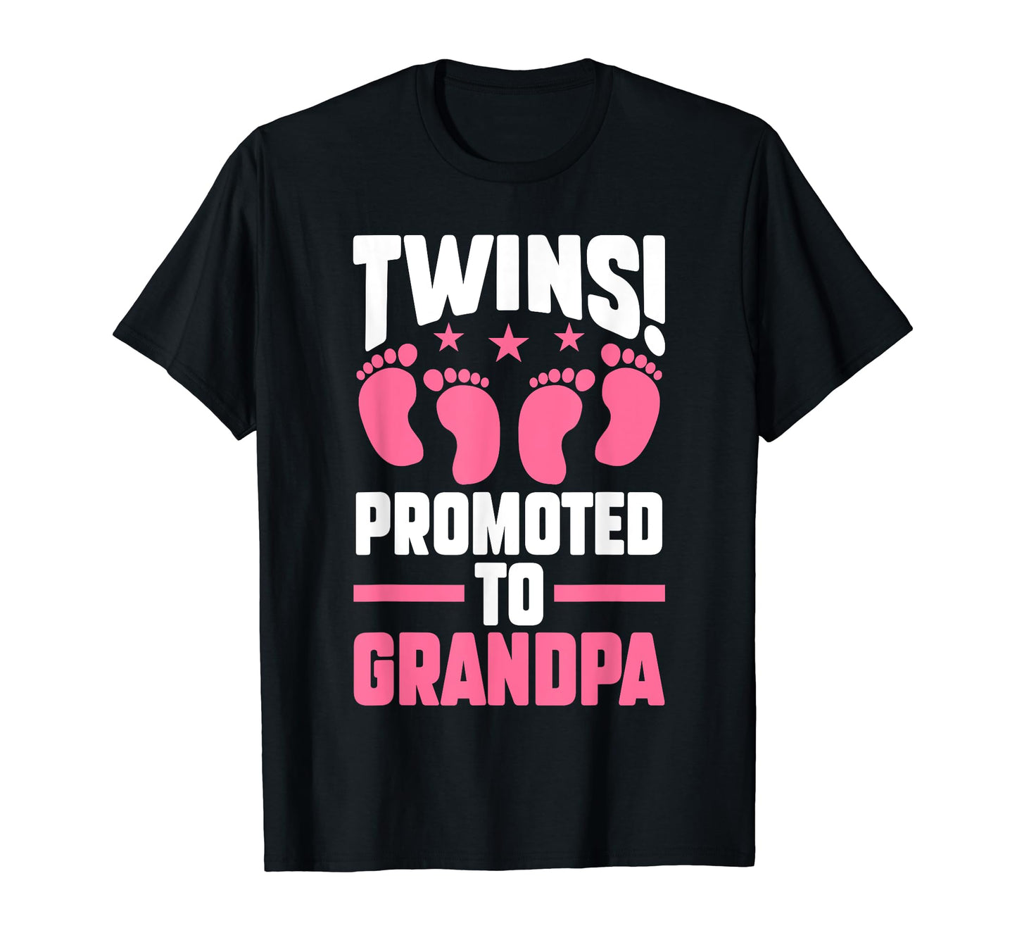 Twins Promoted To Grandpa Children T-Shirt - Novelty Apparel for Adults - T-Shirt, Sweatshirt, Hoodie