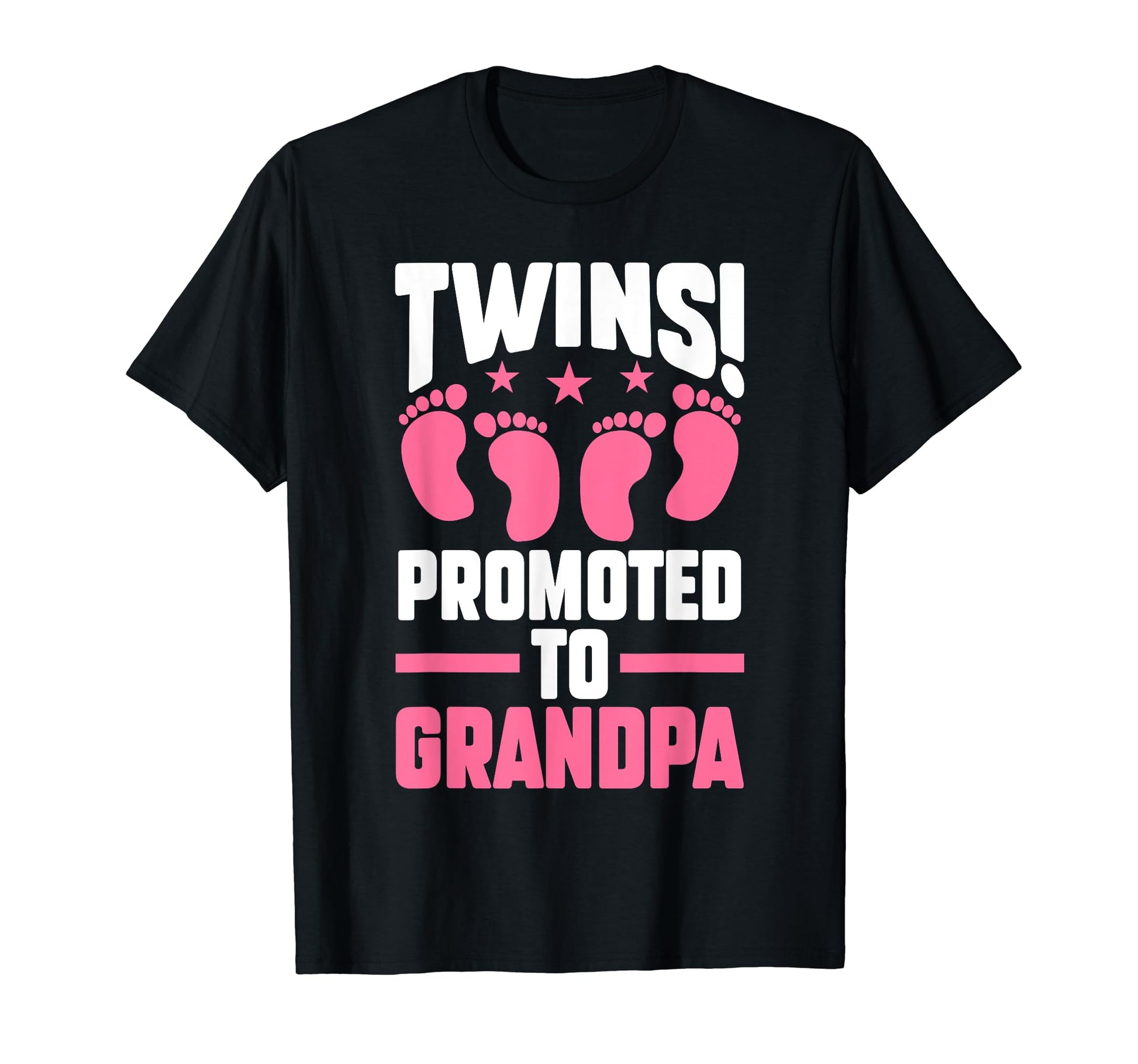 Twins Promoted To Grandpa Children T-Shirt - Novelty Apparel for Adults - T-Shirt, Sweatshirt, Hoodie