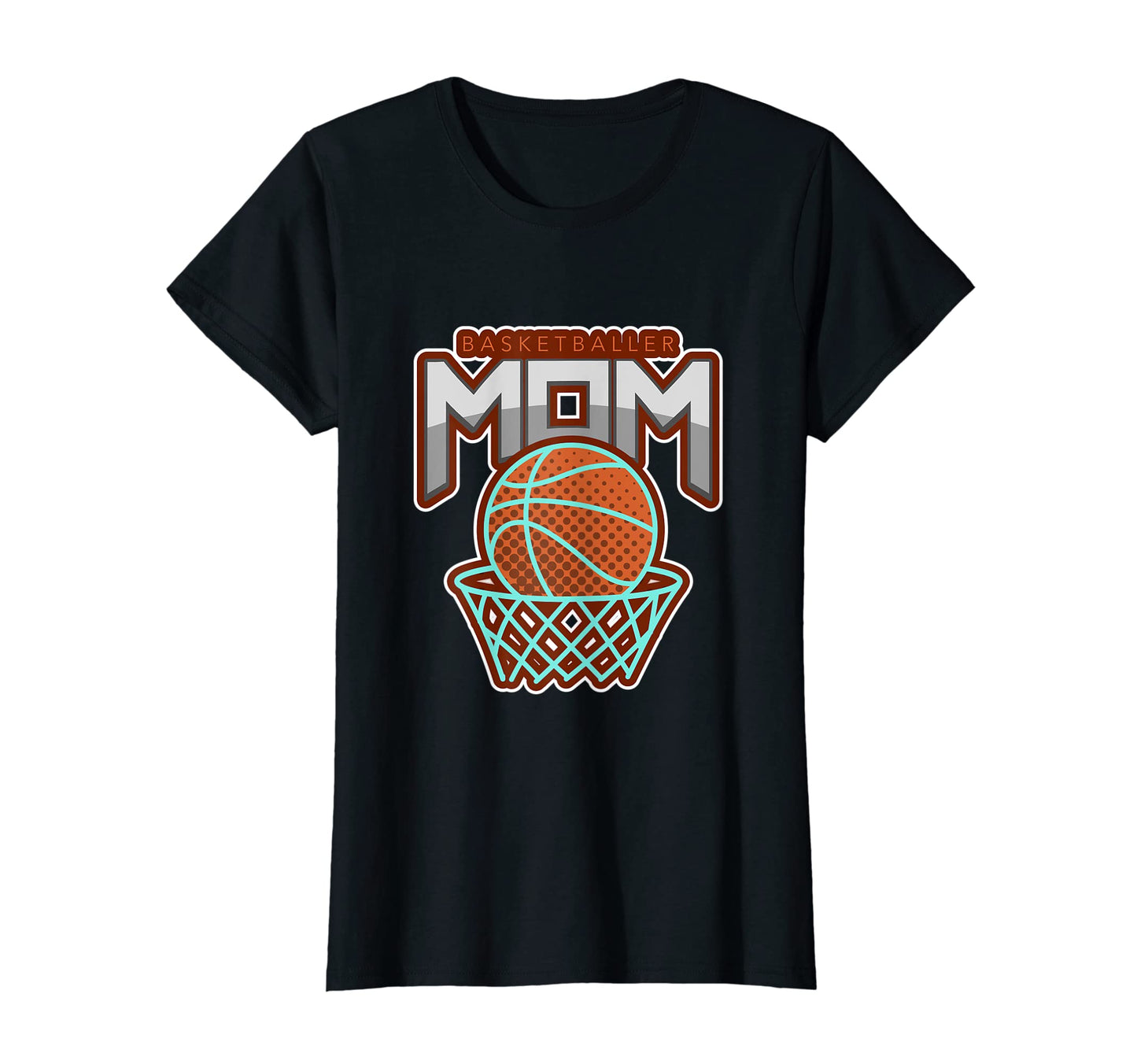 Womens Basketball Mom And Dad T-Shirt - Casual Everyday Wear for Adults - T-Shirt, Sweatshirt, Hoodie