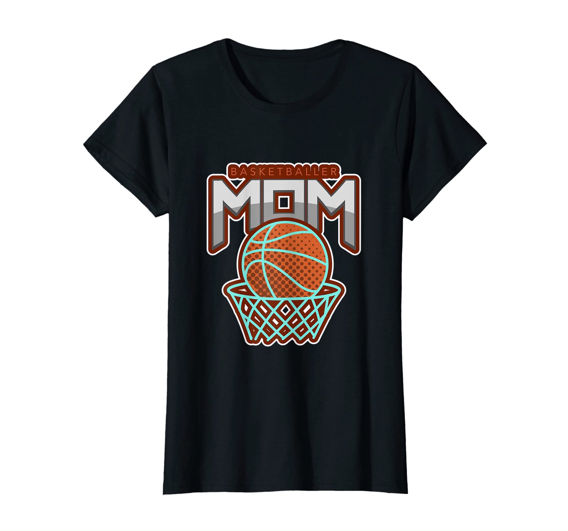 Womens Basketball Mom And Dad T-Shirt - Casual Everyday Wear for Adults - T-Shirt, Sweatshirt, Hoodie