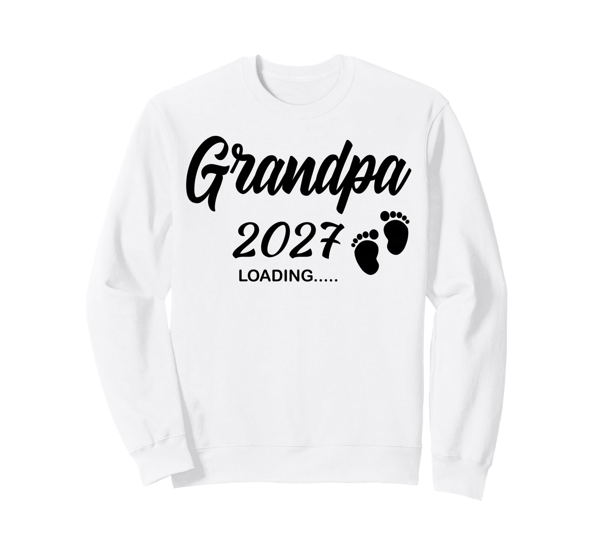 Promoted To Be Grandpa 2027 Sweatshirt - Novelty Apparel for Adults - T-Shirt, Sweatshirt, Hoodie