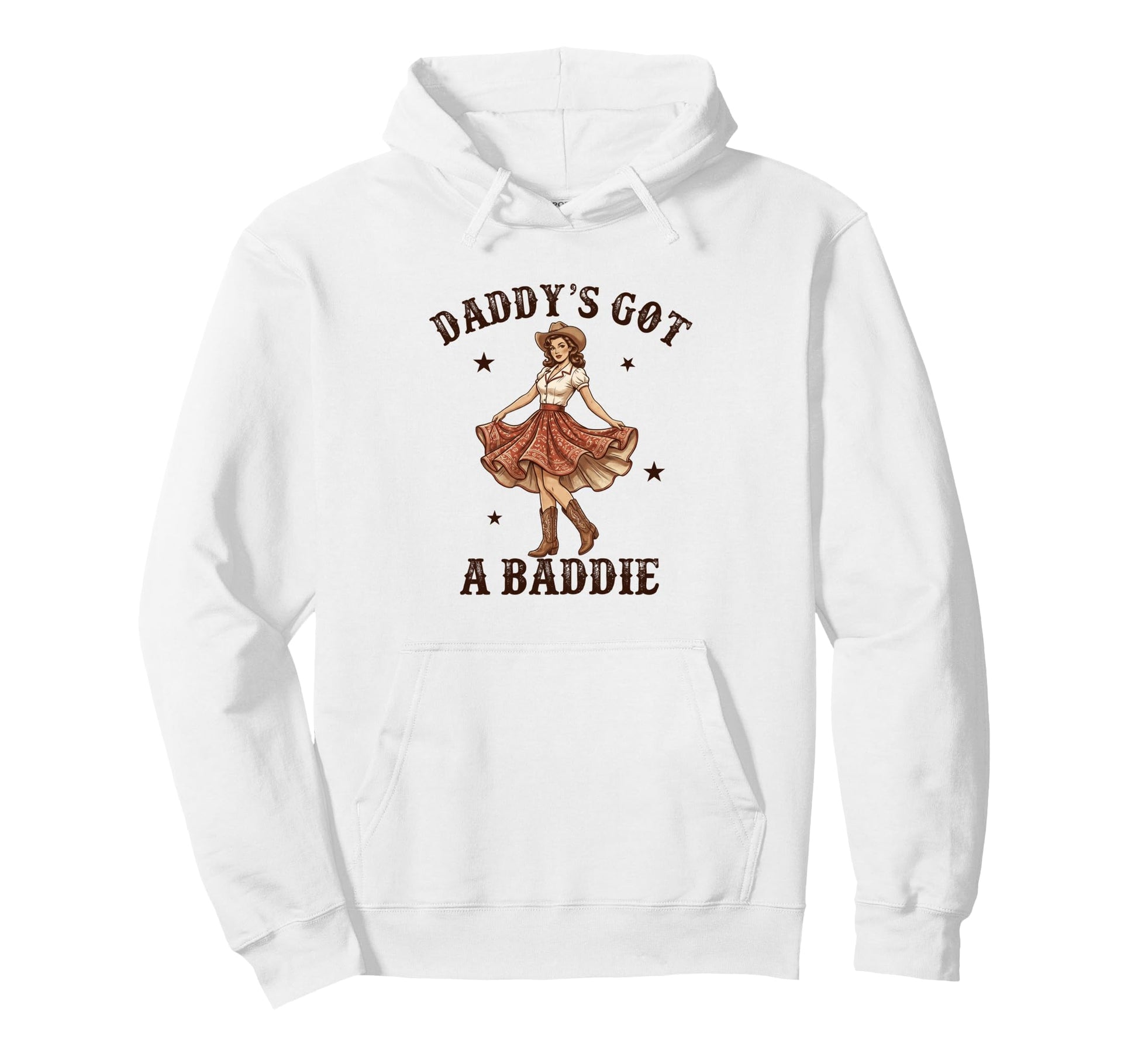 Daddys Got Baddie Funny Husband Dad Hoodie - Custom Art Print for Adults - T-Shirt, Sweatshirt, Hoodie