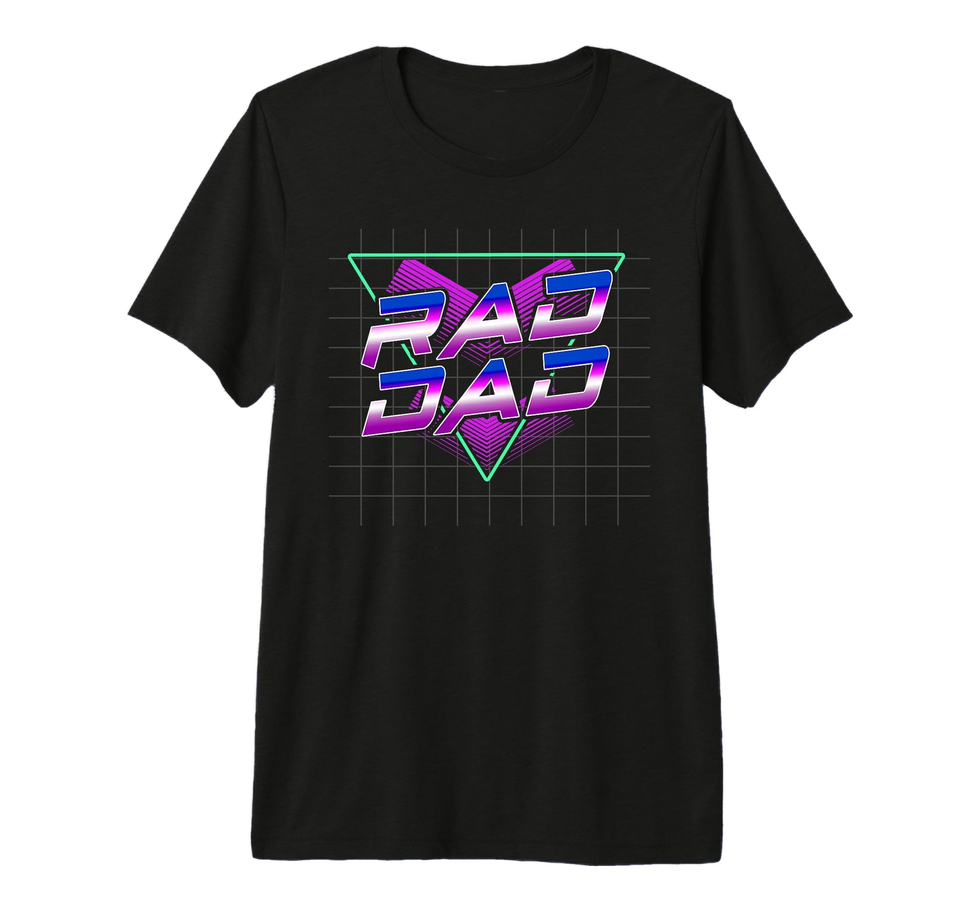 Rad Dad 80S Party Halloween Costume Tri T-Shirt - Trendy Graphic Unisex - T-Shirt, Sweatshirt, Hoodie