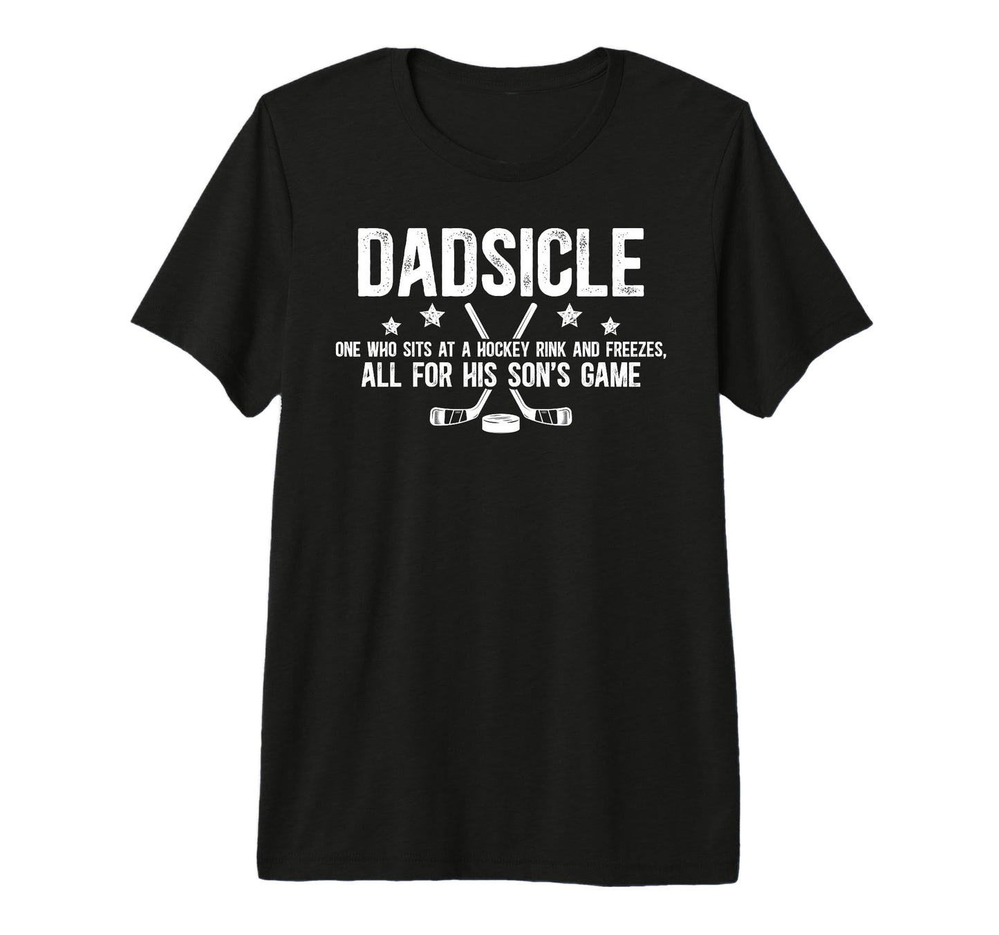 Mens Dadsicle Hockey Dad Ice Hockey Player T-Shirt - Graphic Print Unisex - T-Shirt, Sweatshirt, Hoodie