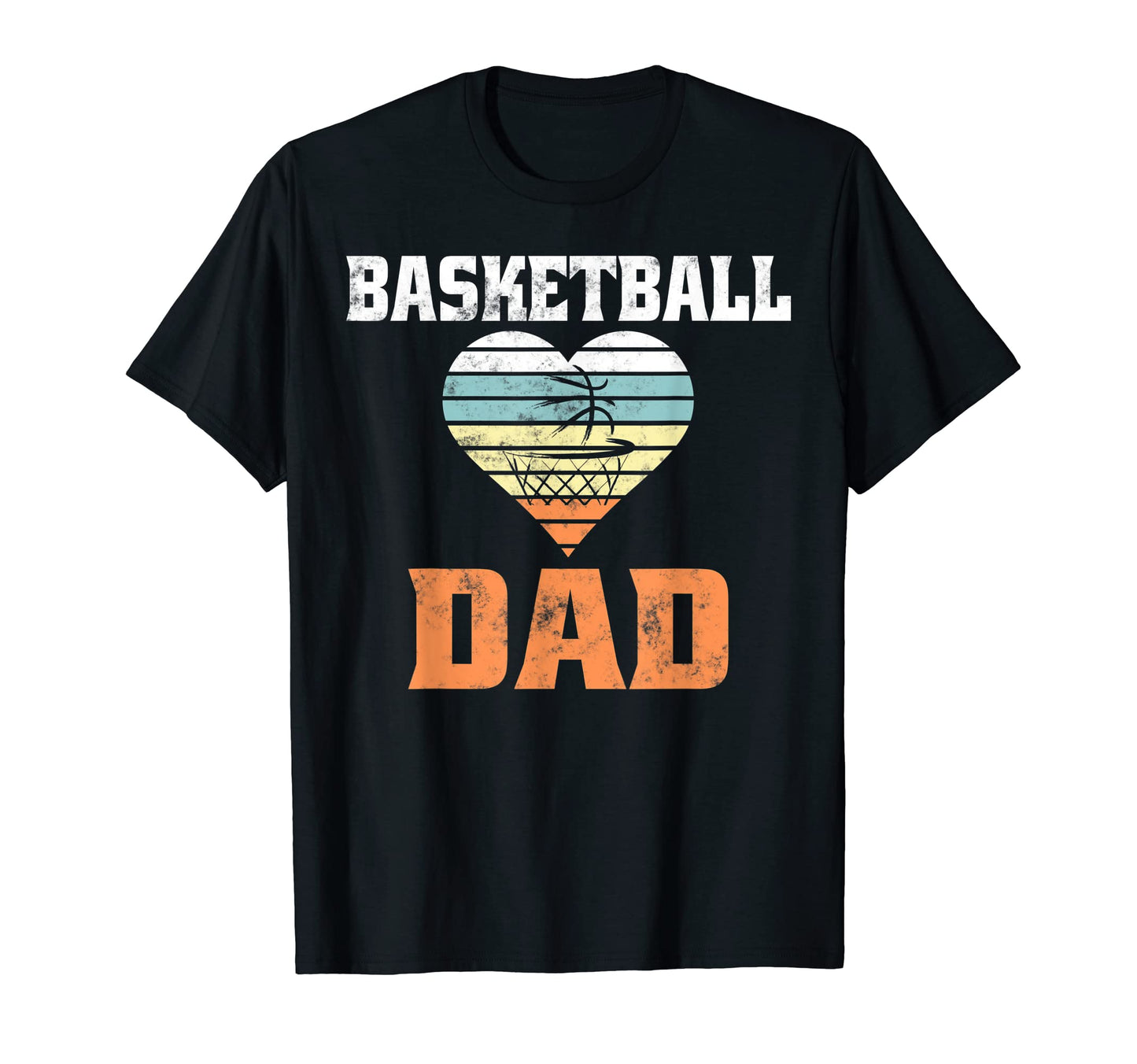 Basketball Dad Sunset Funny T-Shirt - Custom Art Print Men Women - T-Shirt, Sweatshirt, Hoodie