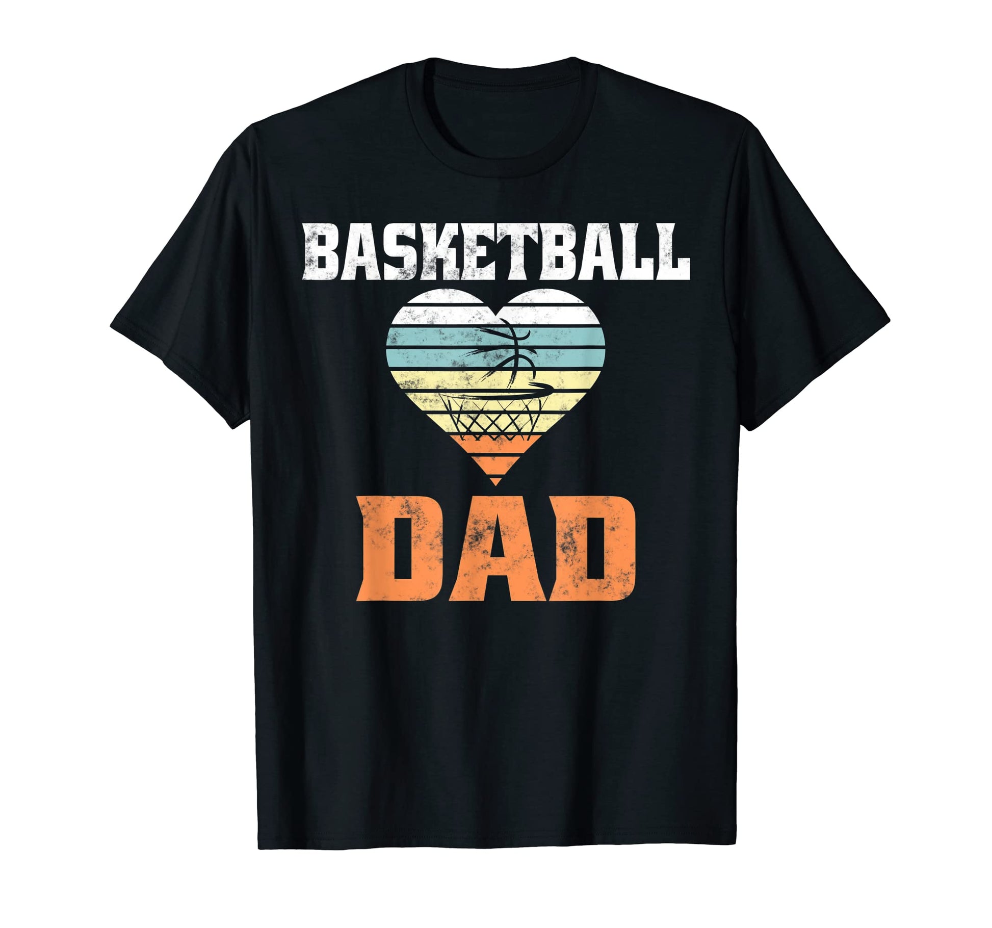 Basketball Dad Sunset Funny T-Shirt - Custom Art Print Men Women - T-Shirt, Sweatshirt, Hoodie