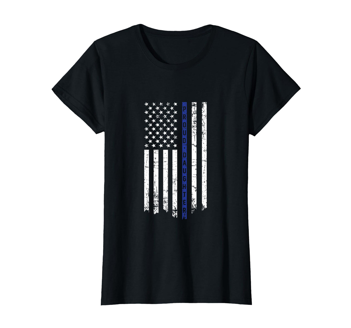 Proud Daughter Police Officer Thin T-Shirt - Novelty Apparel Men Women - T-Shirt, Sweatshirt, Hoodie