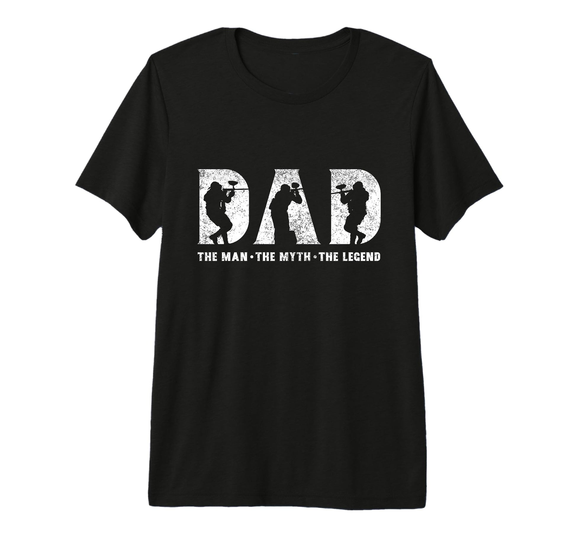 Paintball Dad Myth Legend T-Shirt - Casual Everyday Wear for Adults - T-Shirt, Sweatshirt, Hoodie