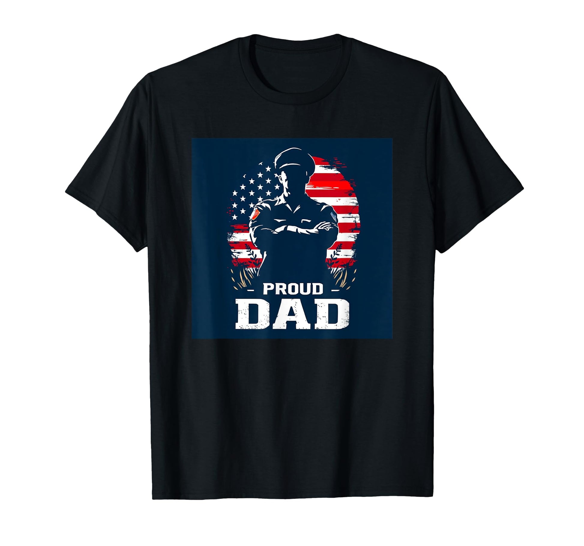 Proud Army Dad Army Forces American Flag T-Shirt - Aesthetic Graphic Unisex - T-Shirt, Sweatshirt, Hoodie