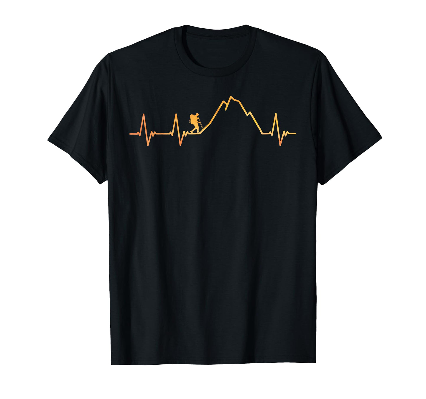 Hiking Hiking Lover Mountain Hiker T-Shirt - Custom Art Print for Adults - T-Shirt, Sweatshirt, Hoodie