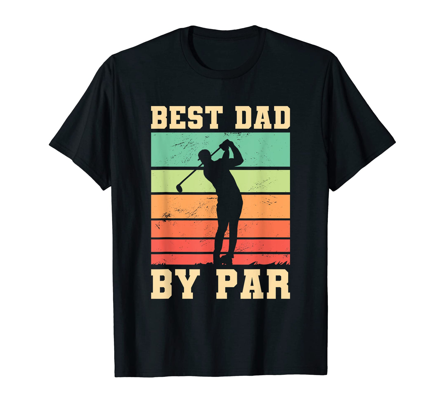 Best Dad Par Golfing Golf Golfer T-Shirt - Custom Art Print for Adults - T-Shirt, Sweatshirt, Hoodie