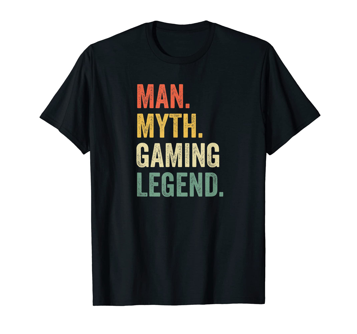 Mens Gaming Funny Myth Gamer Legend T-Shirt - Custom Art Print Men Women - T-Shirt, Sweatshirt, Hoodie