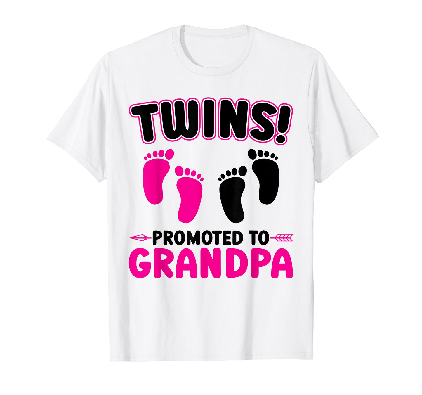 Twins Promoted To Grandpa Twin T-Shirt - Casual Everyday Wear Men Women - T-Shirt, Sweatshirt, Hoodie