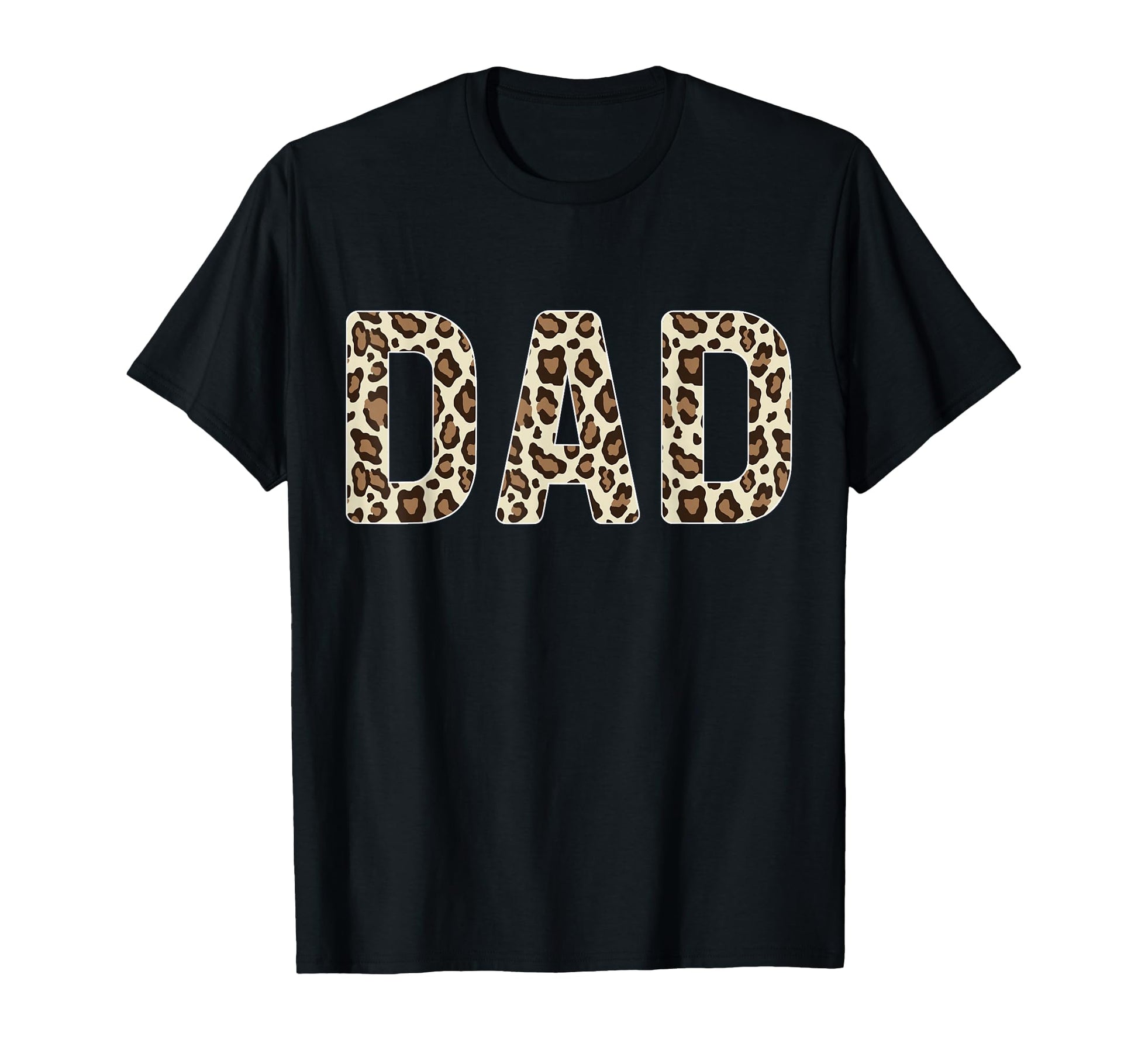 Leopard Pattern Dad Fathers Day T-Shirt - Unique Graphic Men Women - T-Shirt, Sweatshirt, Hoodie