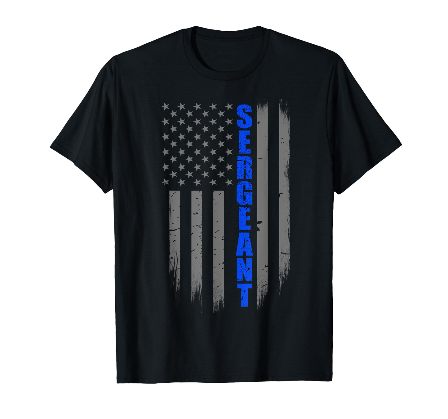 Police Sergeant Gift Thin Blue Line T-Shirt - Unique Graphic for Adults - T-Shirt, Sweatshirt, Hoodie