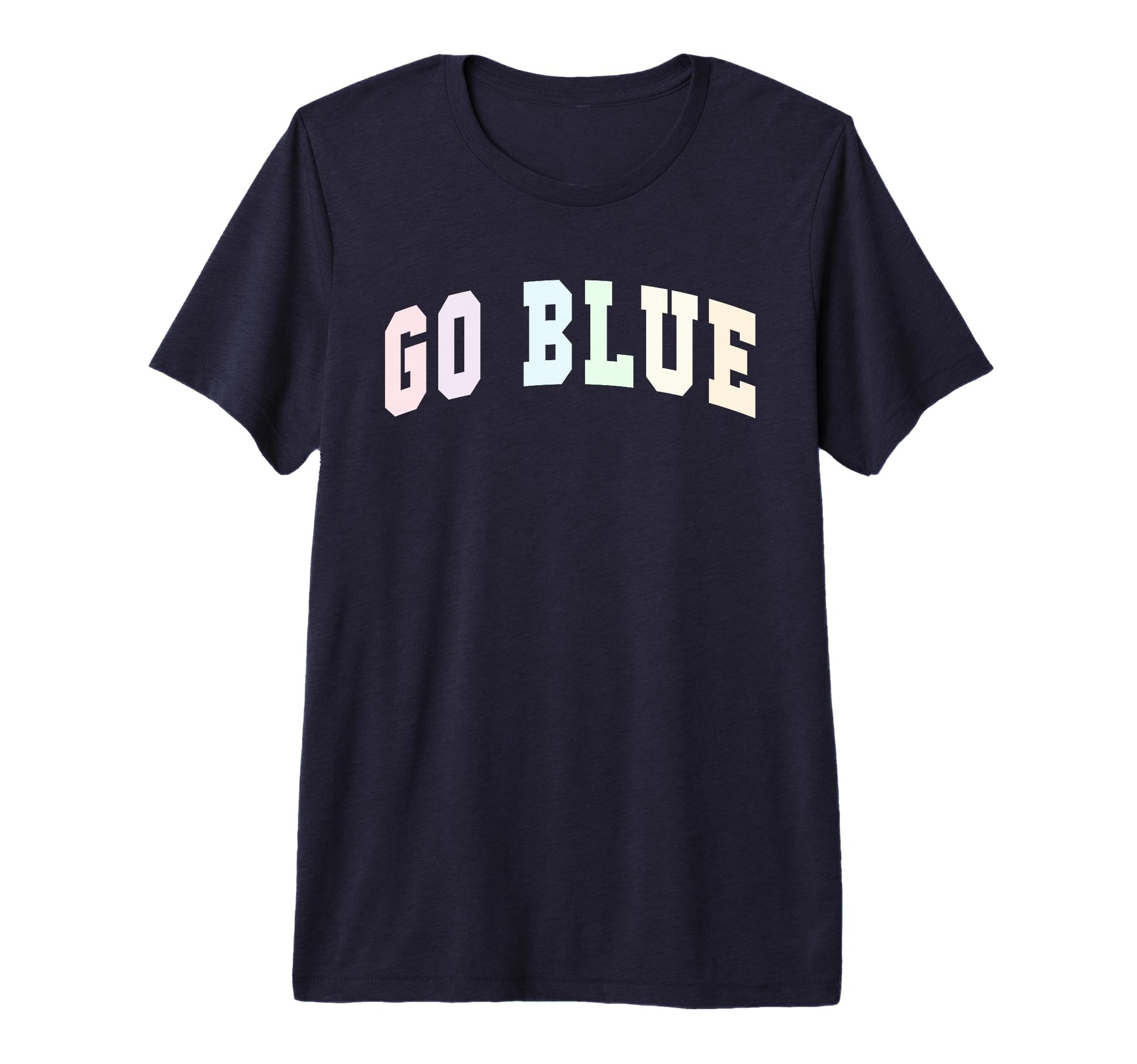 Lets Go Blue Team Spirit Week Game T-Shirt - Casual Everyday Wear Unisex - T-Shirt, Sweatshirt, Hoodie