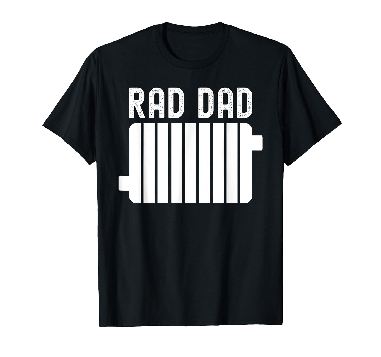 Rad Dad Funny Fathers Day Radiator T-Shirt - Graphic Print for Adults - T-Shirt, Sweatshirt, Hoodie