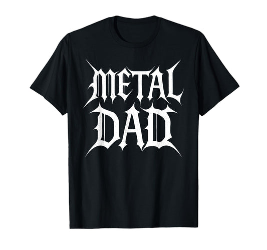 Best Metal Dad Fathers Day Rocker T-Shirt - Fun Novelty Design Men Women - T-Shirt, Sweatshirt, Hoodie