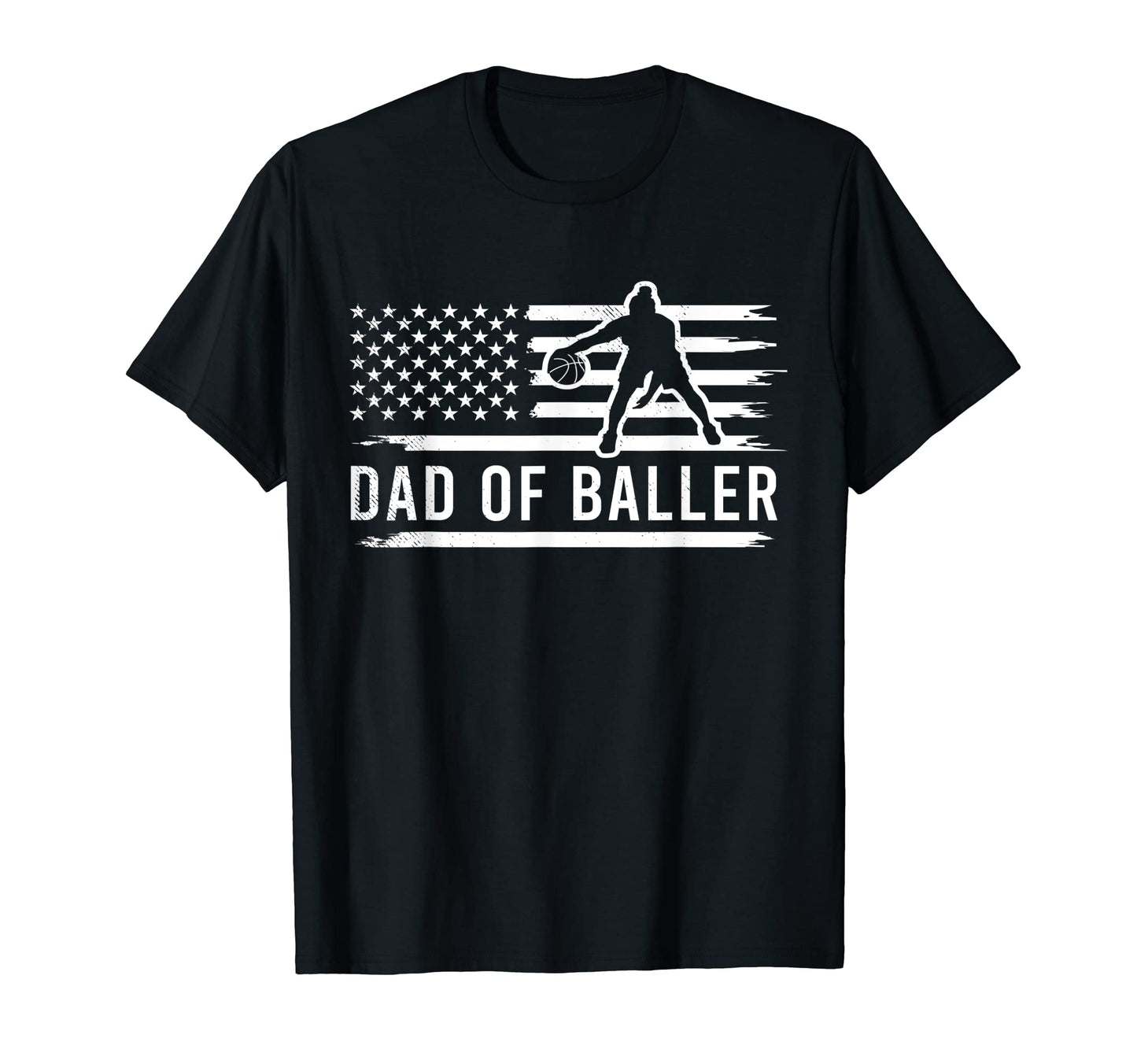 Basketball Unny Dad Theme Flag Art T-Shirt - Streetwear Style Men Women - T-Shirt, Sweatshirt, Hoodie