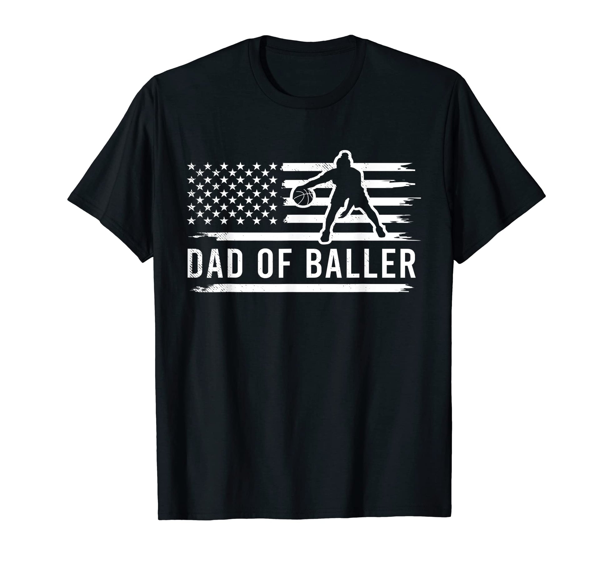 Basketball Unny Dad Theme Flag Art T-Shirt - Streetwear Style Men Women - T-Shirt, Sweatshirt, Hoodie