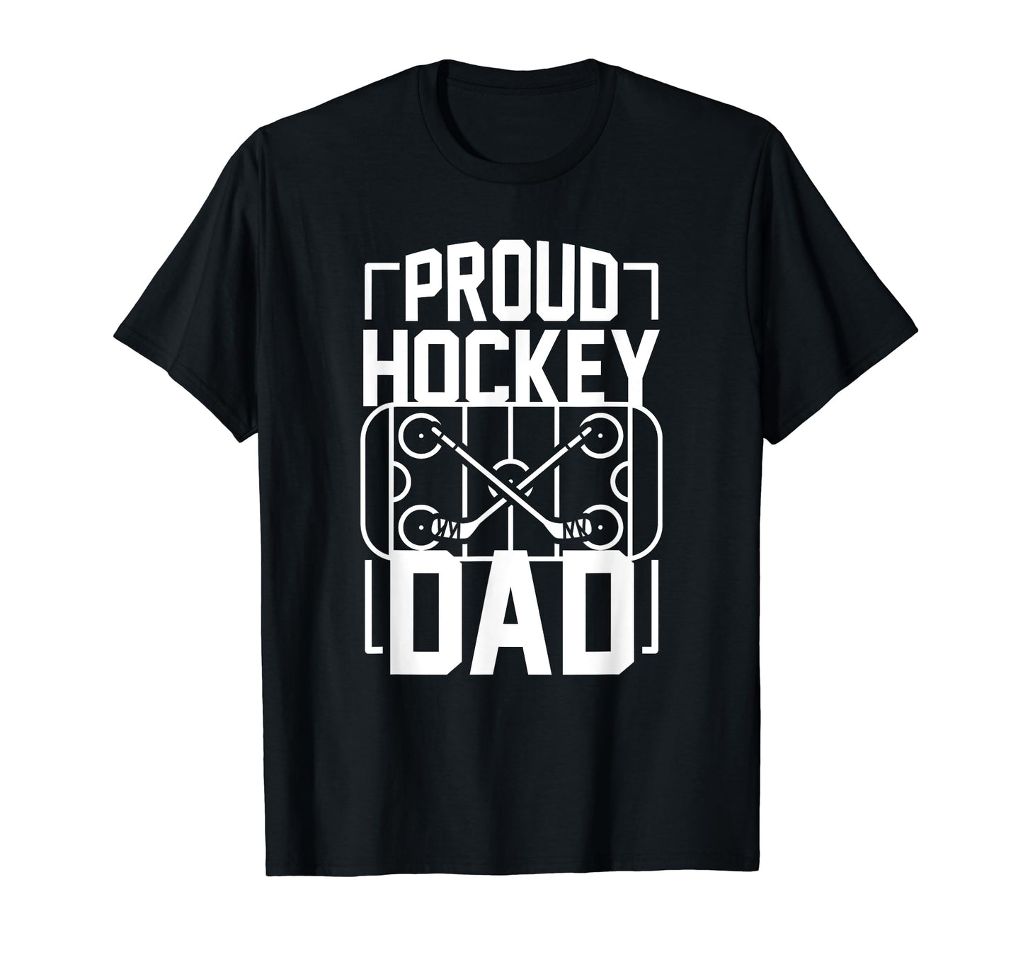 Proud Hockey Dad Coach T-Shirt - Casual Everyday Wear Unisex - T-Shirt, Sweatshirt, Hoodie