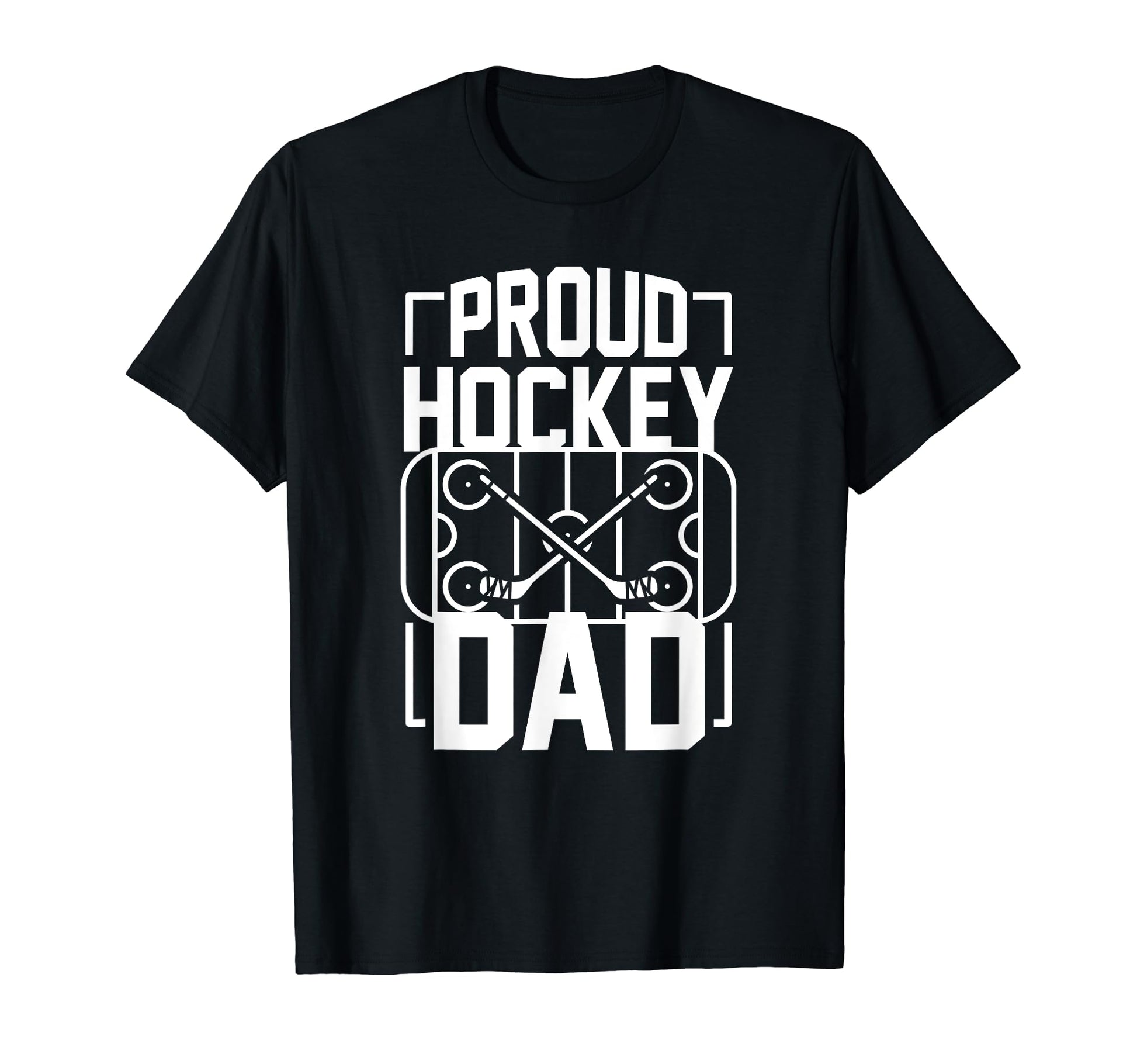 Proud Hockey Dad Coach T-Shirt - Casual Everyday Wear Unisex - T-Shirt, Sweatshirt, Hoodie