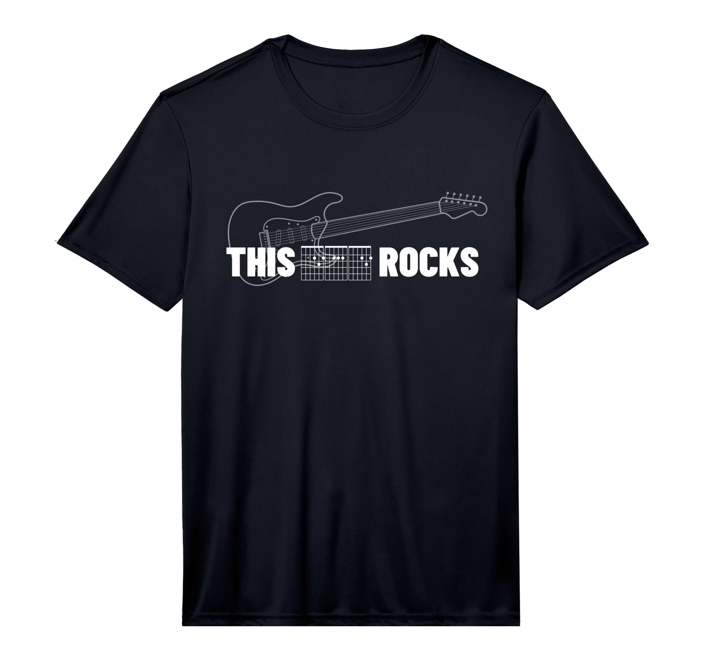 Mens This Dad Rocks Guitar Player T-Shirt - Aesthetic Graphic for Adults - T-Shirt, Sweatshirt, Hoodie