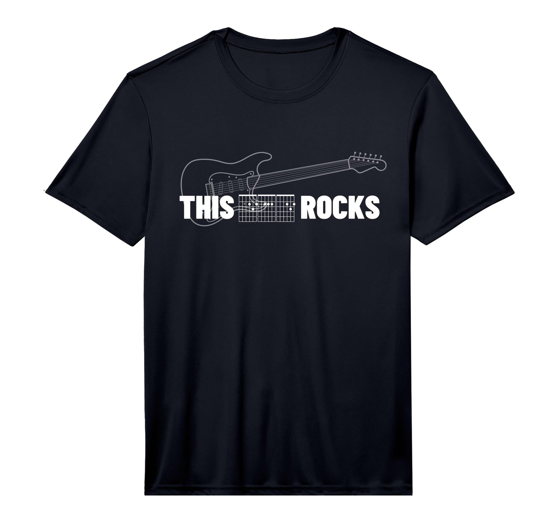 Mens This Dad Rocks Guitar Player T-Shirt - Aesthetic Graphic for Adults - T-Shirt, Sweatshirt, Hoodie