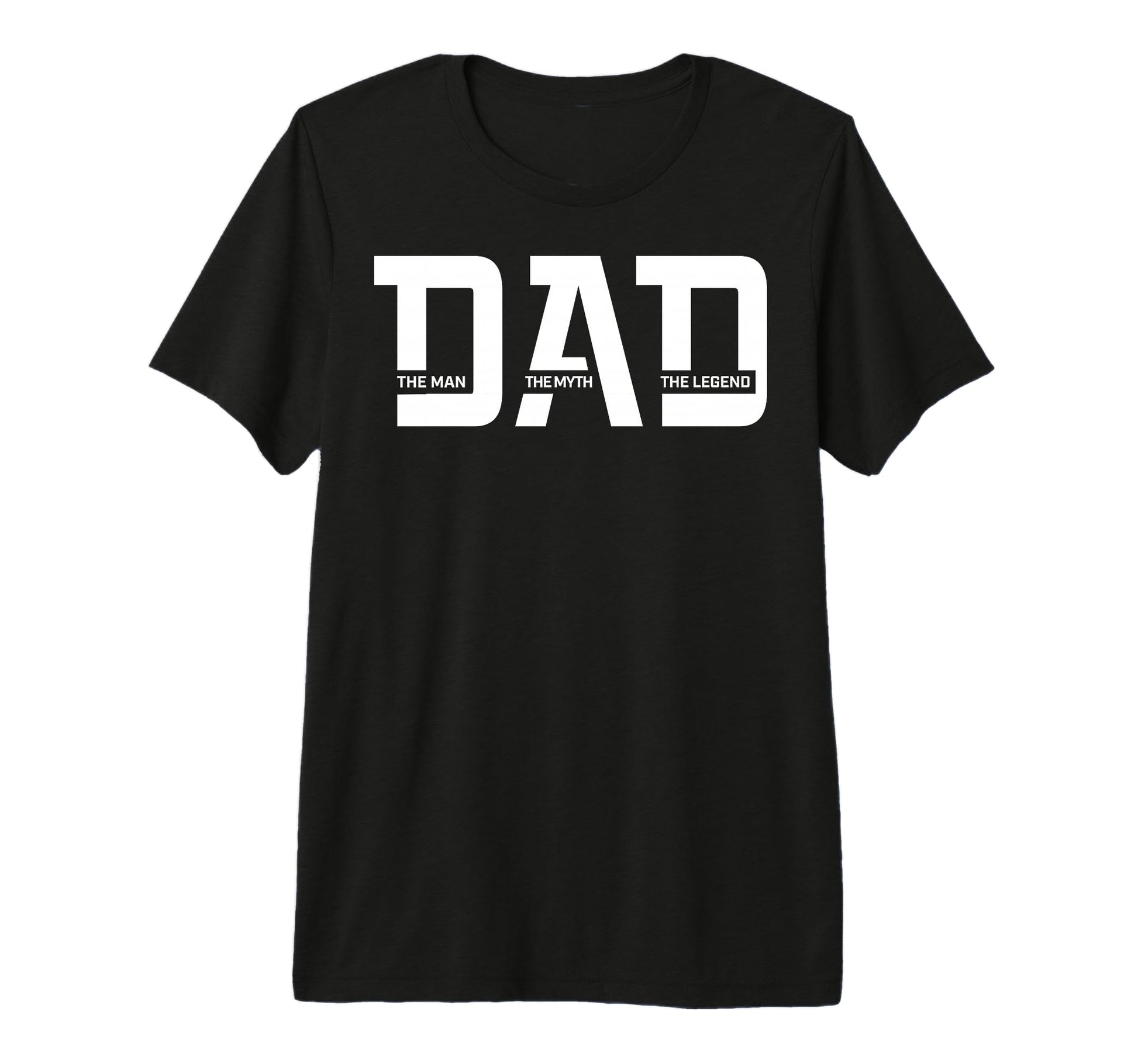 Dad Myth Legend Tri Blend T-Shirt - Aesthetic Graphic for Adults - T-Shirt, Sweatshirt, Hoodie