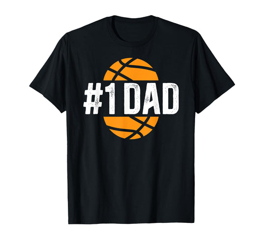 1 Dad Basketball Dad Basketball Player T-Shirt - Graphic Print Unisex - T-Shirt, Sweatshirt, Hoodie