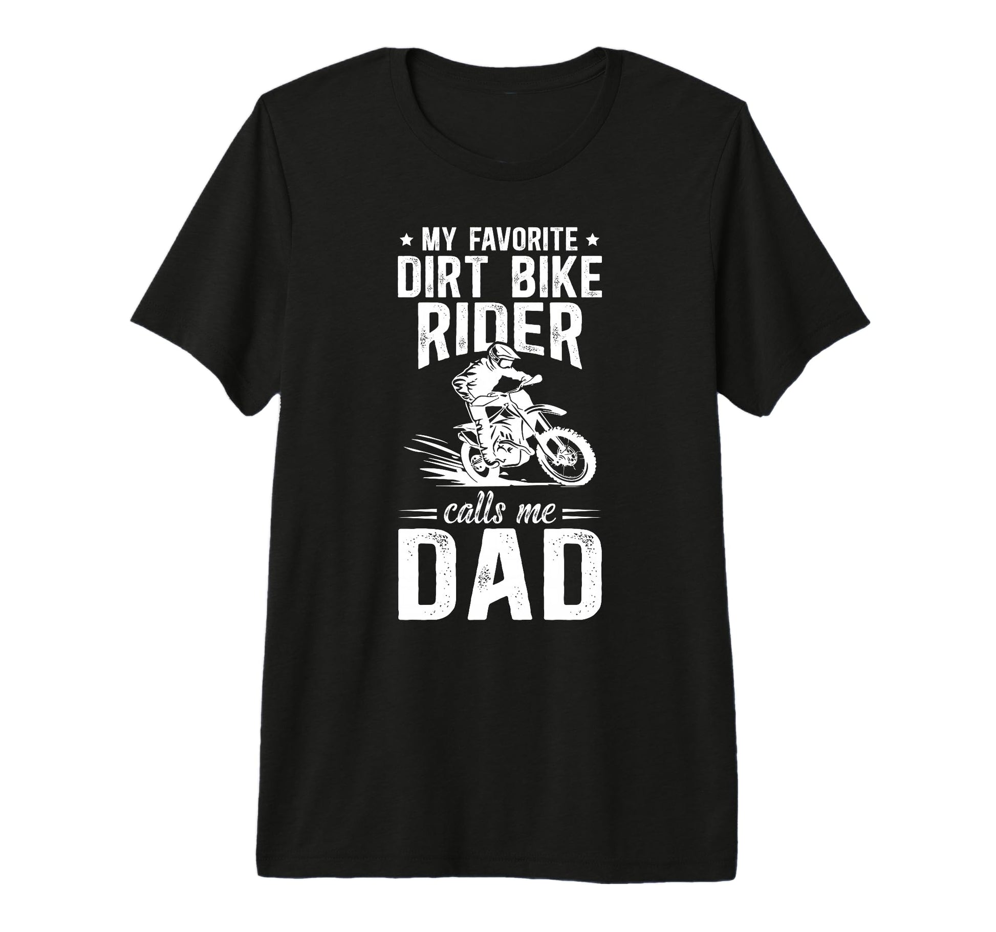 Mens Proud Dirt Bike Dad Dirt Biker T-Shirt - Aesthetic Graphic for Adults - T-Shirt, Sweatshirt, Hoodie