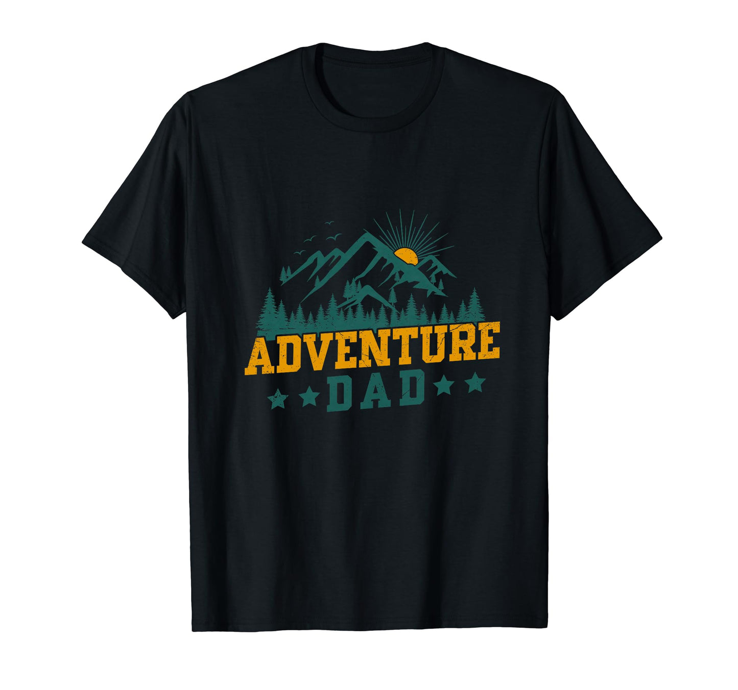 Dad Happy Camper Camping Family T-Shirt - Trendy Graphic for Adults - T-Shirt, Sweatshirt, Hoodie