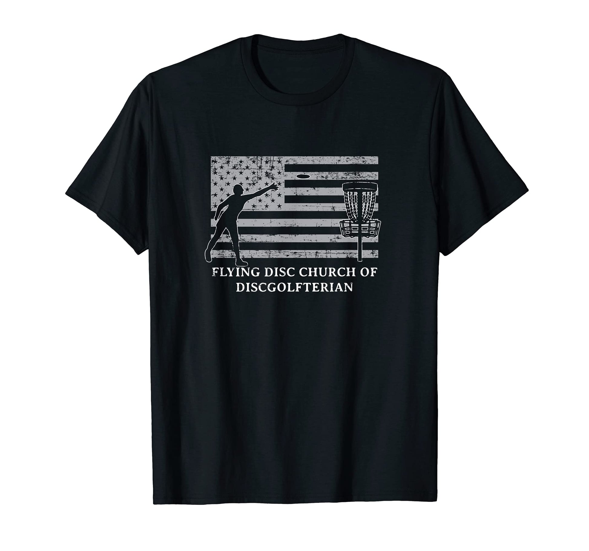 Flying Disc Church Funny Disc Golf T-Shirt - Graphic Print for Adults - T-Shirt, Sweatshirt, Hoodie