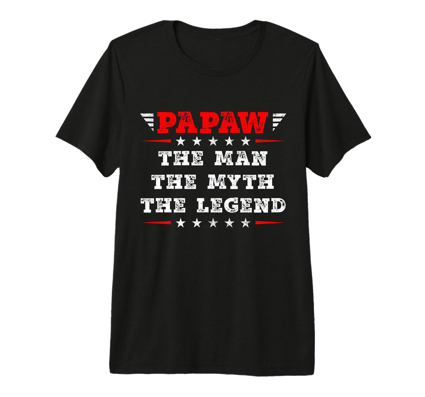 Mens Papaw Myth Legend Dad Grandpa T-Shirt - Aesthetic Graphic Men Women - T-Shirt, Sweatshirt, Hoodie