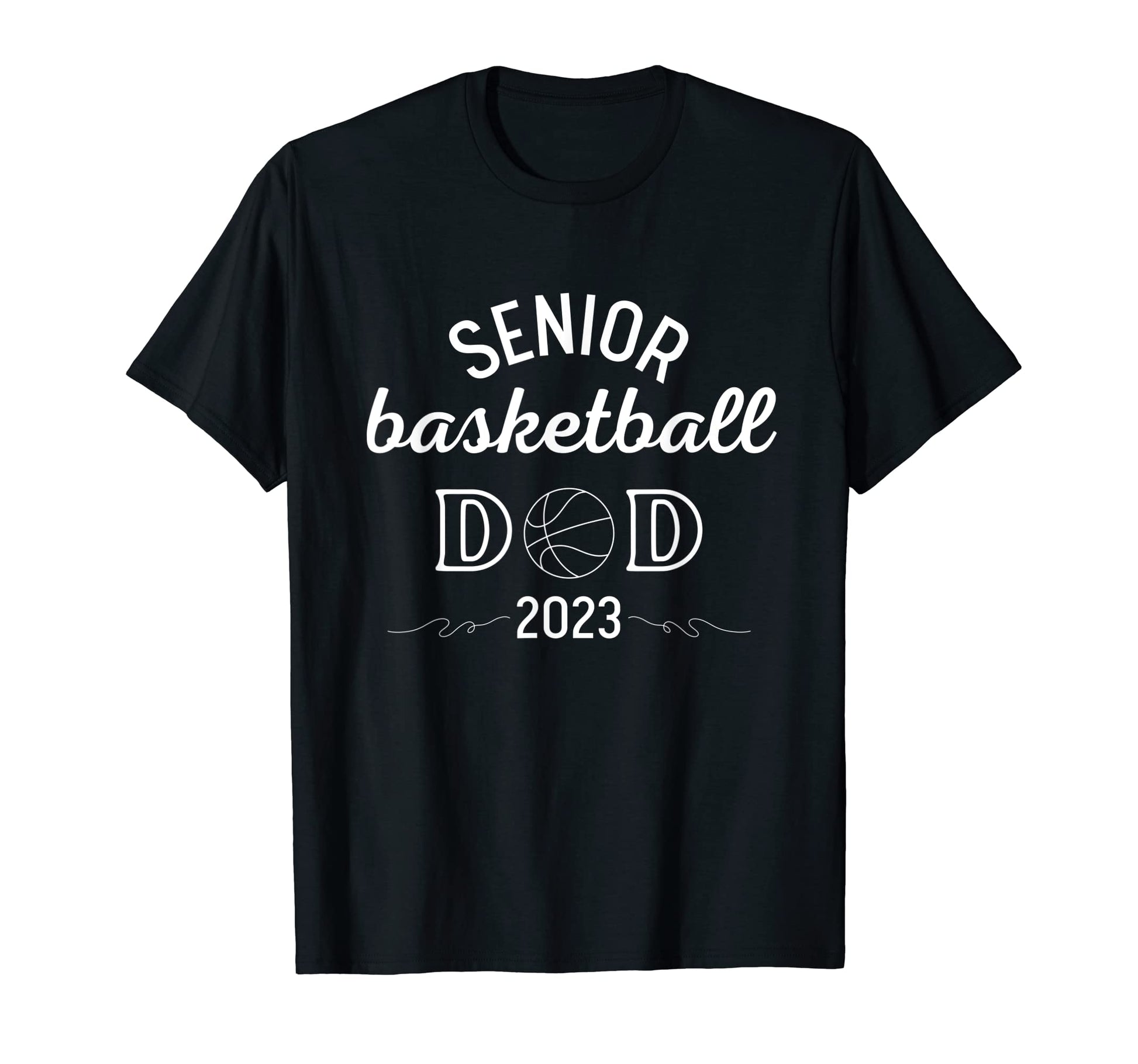 Senior Basketball Dad Senior Night T-Shirt - Minimalist Print Men Women - T-Shirt, Sweatshirt, Hoodie