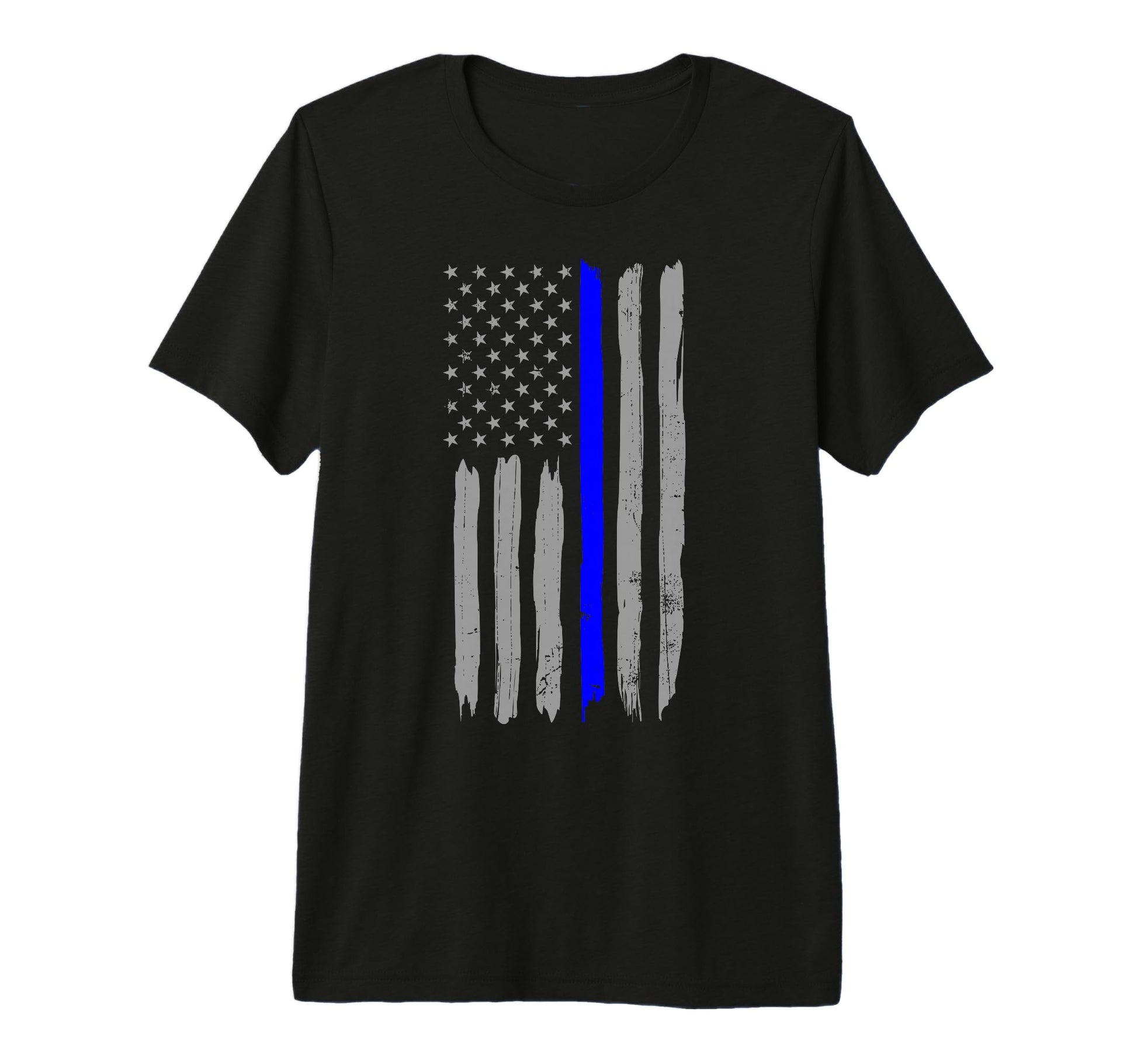 Thin Blue Line Police Support Usa Flag T-Shirt - Streetwear Style Unisex - T-Shirt, Sweatshirt, Hoodie