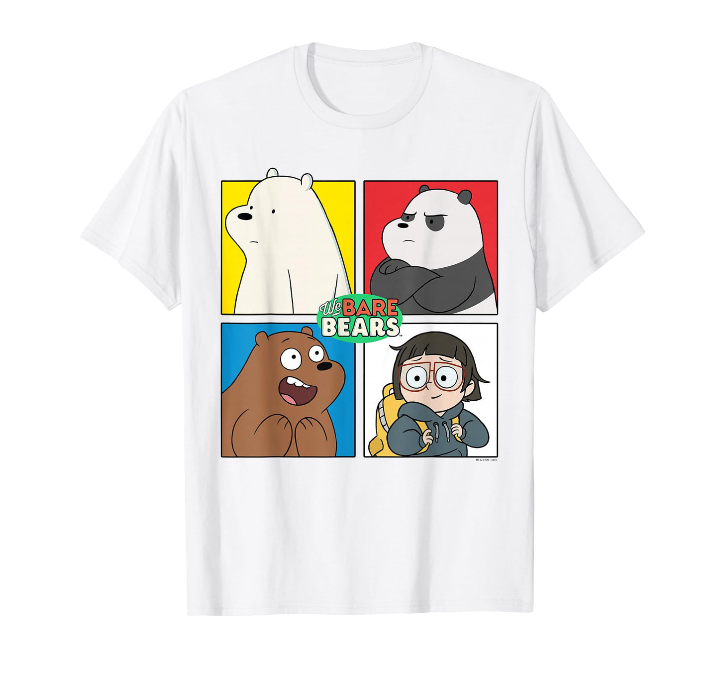 We Bare Bears Pop Art Character Grid T-Shirt - Aesthetic Graphic Men Women - T-Shirt, Sweatshirt, Hoodie
