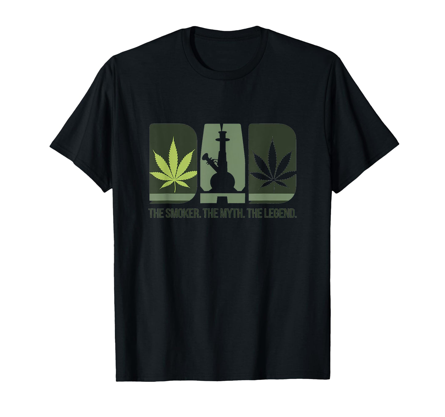 Dad Smoker Myth Legend Cannabis T-Shirt - Unique Graphic for Adults - T-Shirt, Sweatshirt, Hoodie