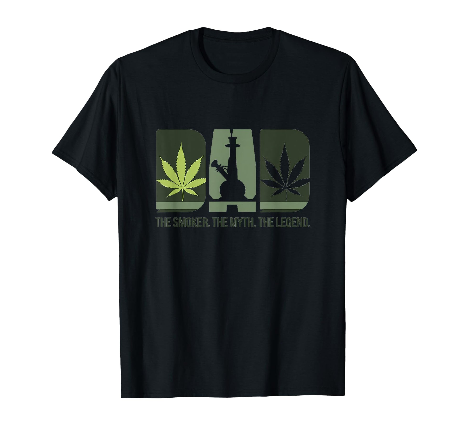 Dad Smoker Myth Legend Cannabis T-Shirt - Unique Graphic for Adults - T-Shirt, Sweatshirt, Hoodie