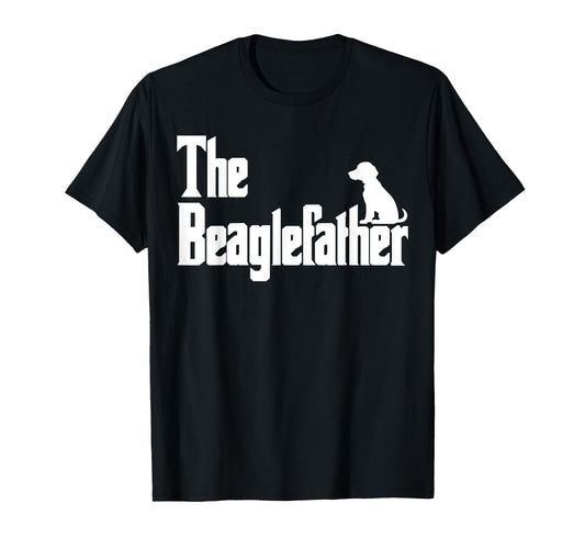 Beaglefather Funny Beagle Dad Gifts T-Shirt - Minimalist Print Men Women - T-Shirt, Sweatshirt, Hoodie