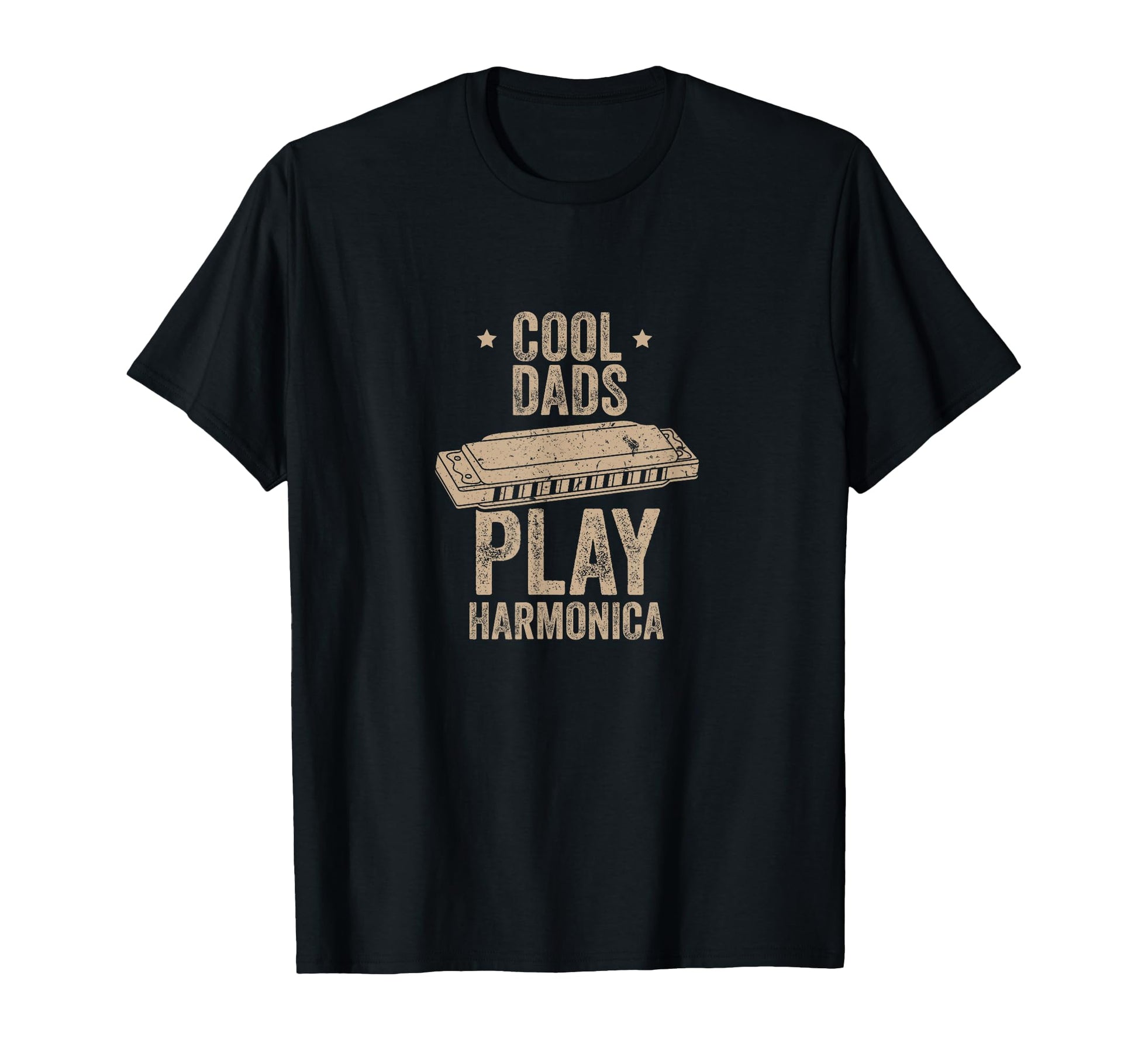 Dads Play Harmonica Harmonica Gift T-Shirt - Novelty Apparel Men Women - T-Shirt, Sweatshirt, Hoodie