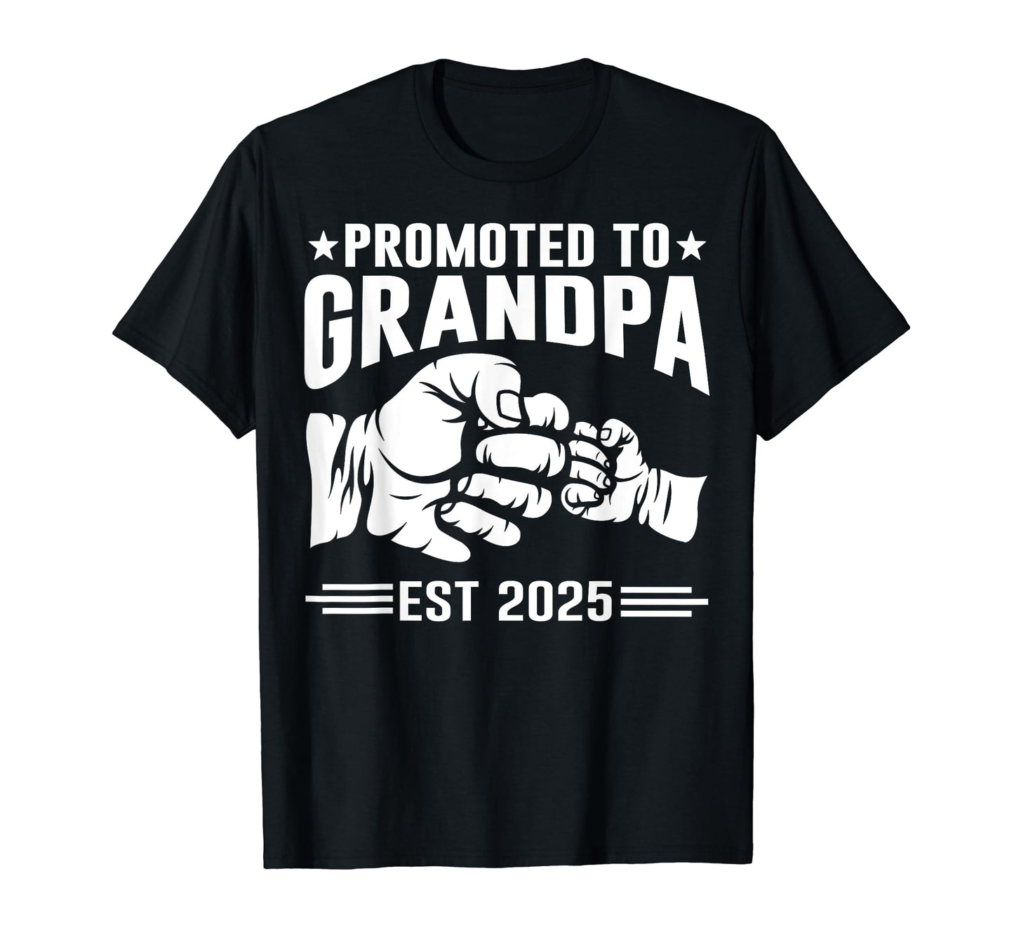 Promoted To Grandpa 2025 Expecting Gifts T-Shirt - Graphic Print Unisex - T-Shirt, Sweatshirt, Hoodie