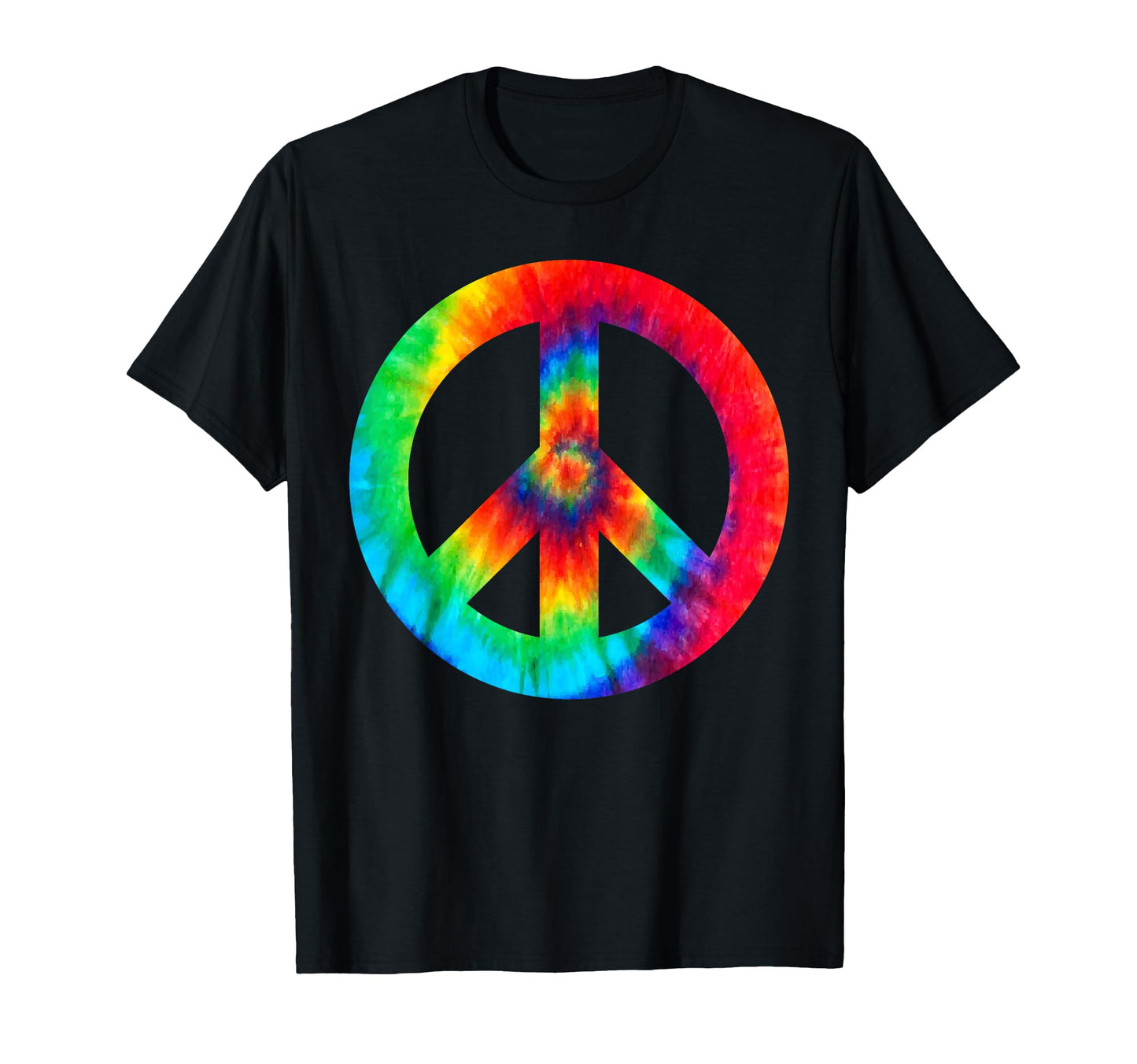 Peace Sign Tie Dye And T-Shirt - Fun Novelty Design for Adults - T-Shirt, Sweatshirt, Hoodie