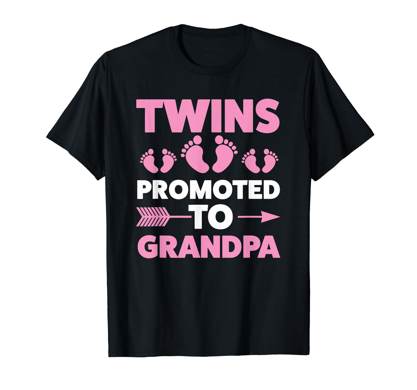Twins Promoted To Grandpa Twin T-Shirt - Casual Everyday Wear for Adults - T-Shirt, Sweatshirt, Hoodie