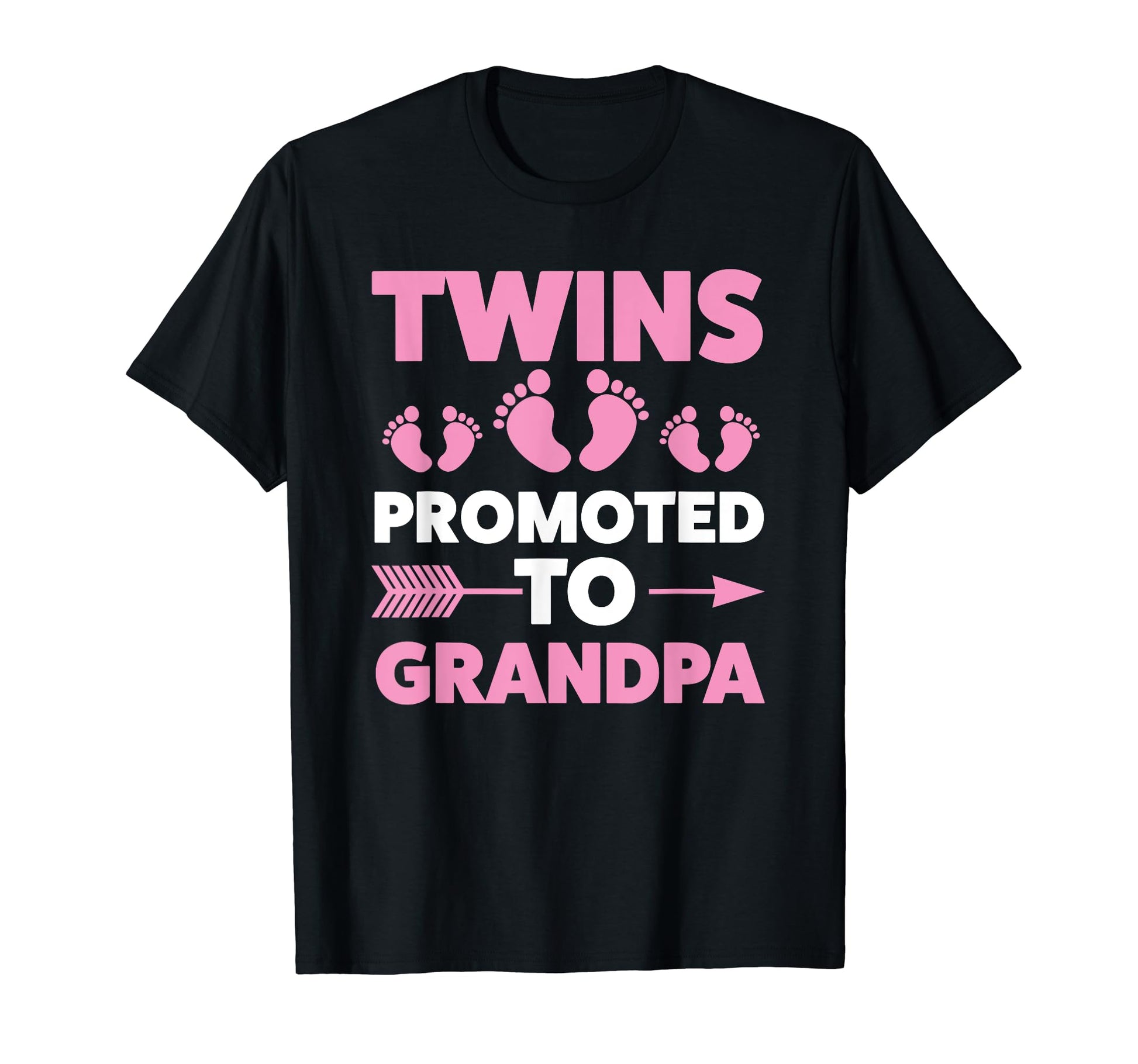 Twins Promoted To Grandpa Twin T-Shirt - Casual Everyday Wear for Adults - T-Shirt, Sweatshirt, Hoodie